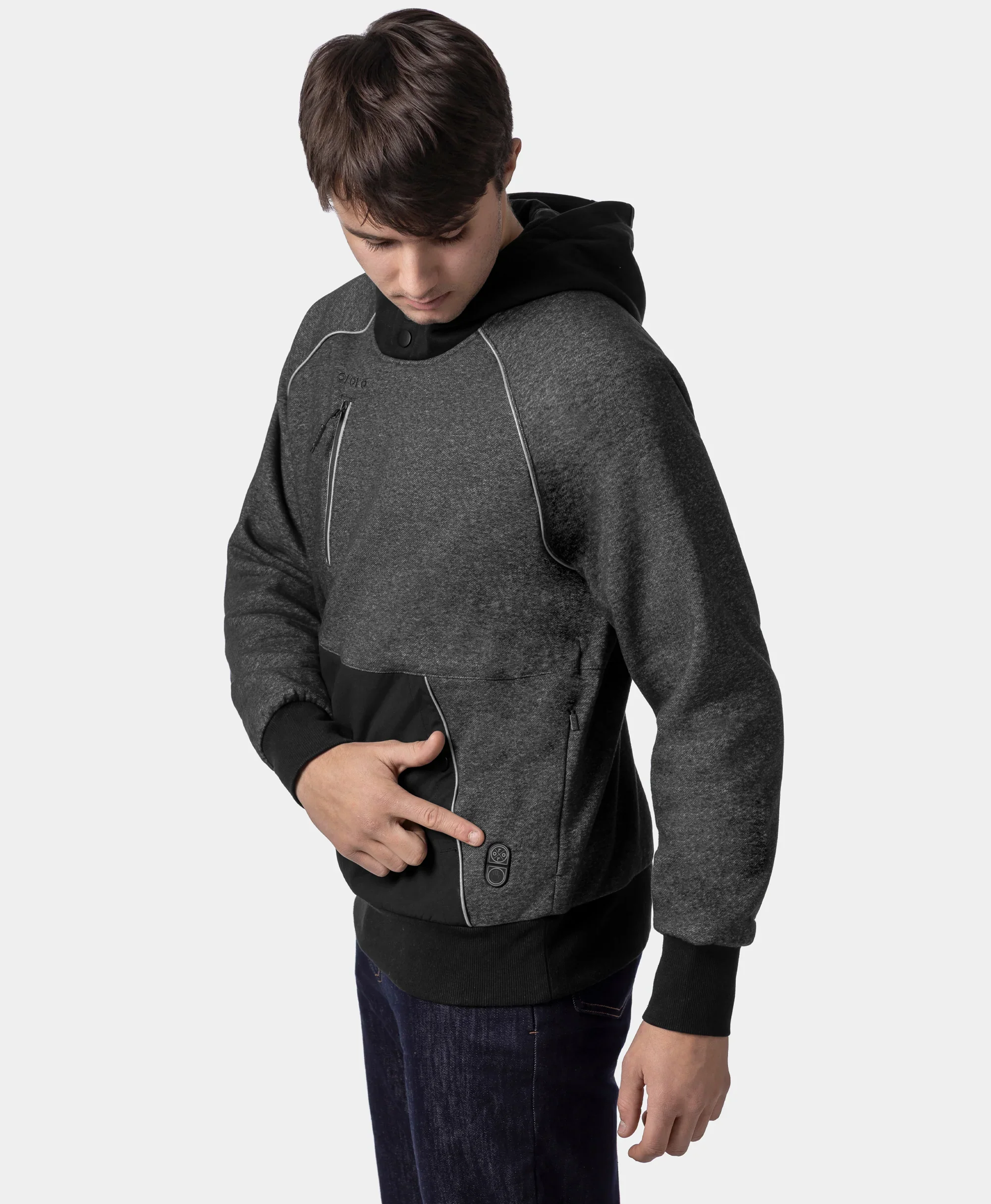 Indy Unisex 6-Zone Dual-Control Heated Hoodie Pullover - Image 5