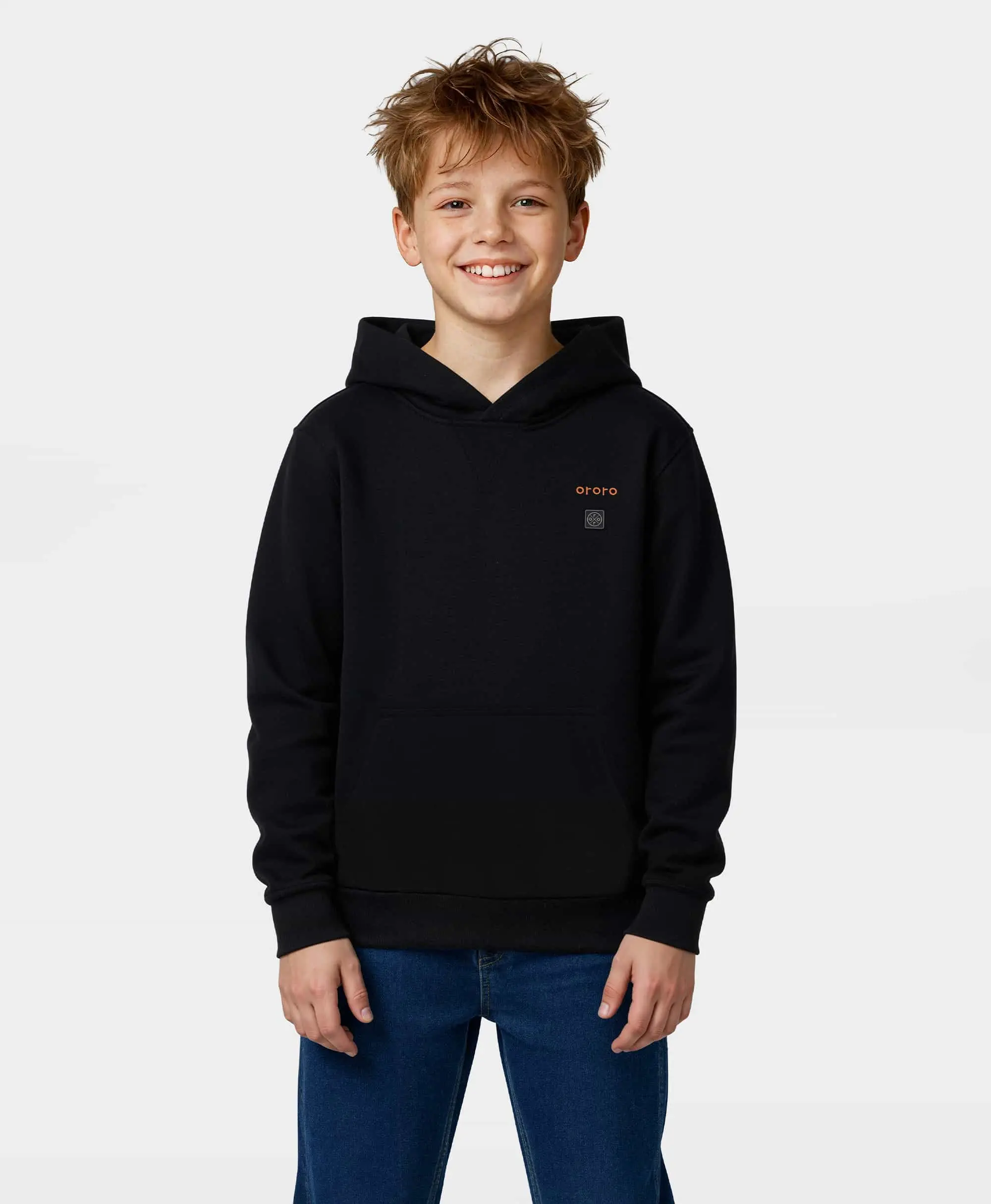 Kids' 4-Zone Heated Pullover Hoodie