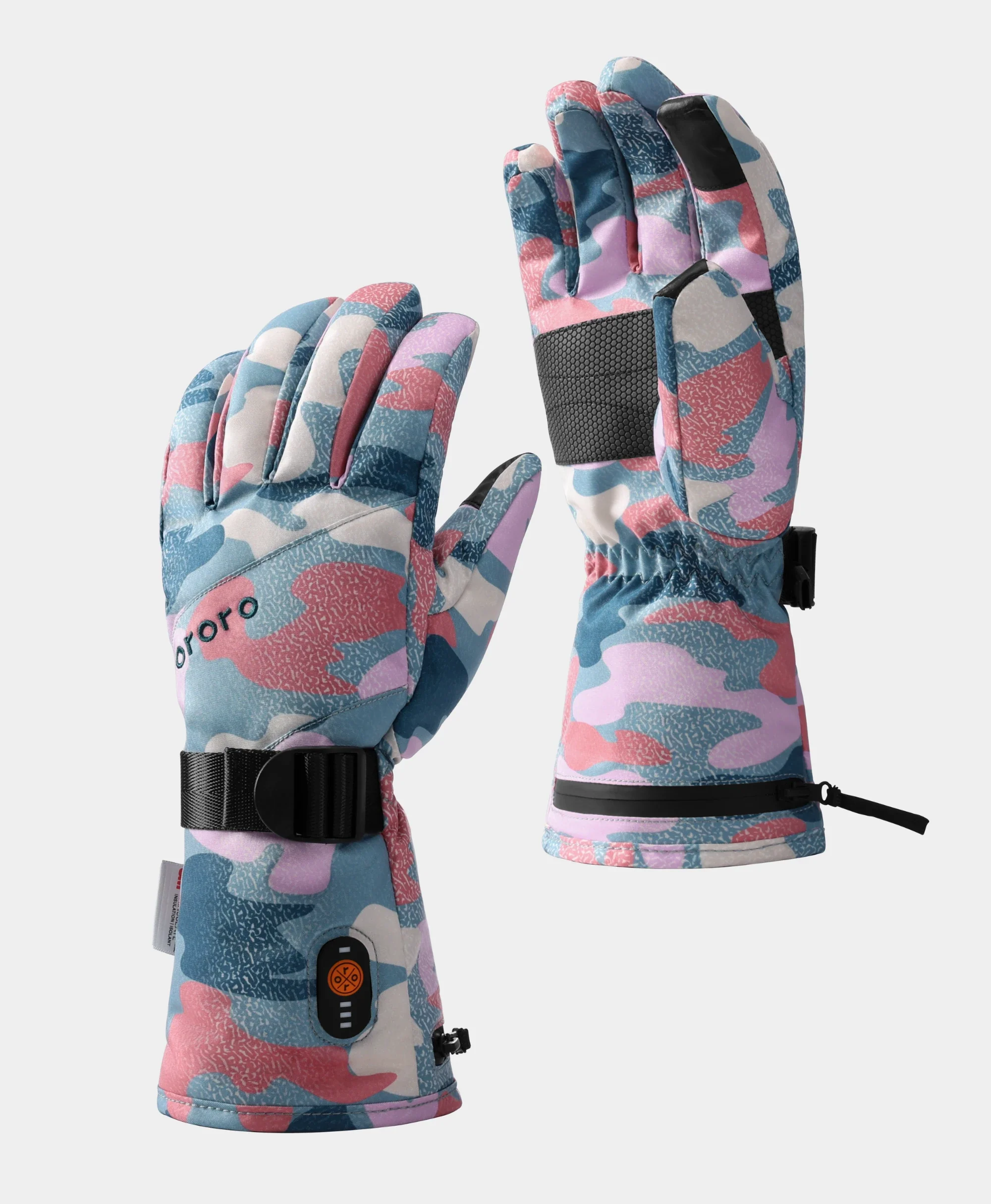 Kyoto Women's Colorprint Heated Lightweight Gloves (Final Sale)