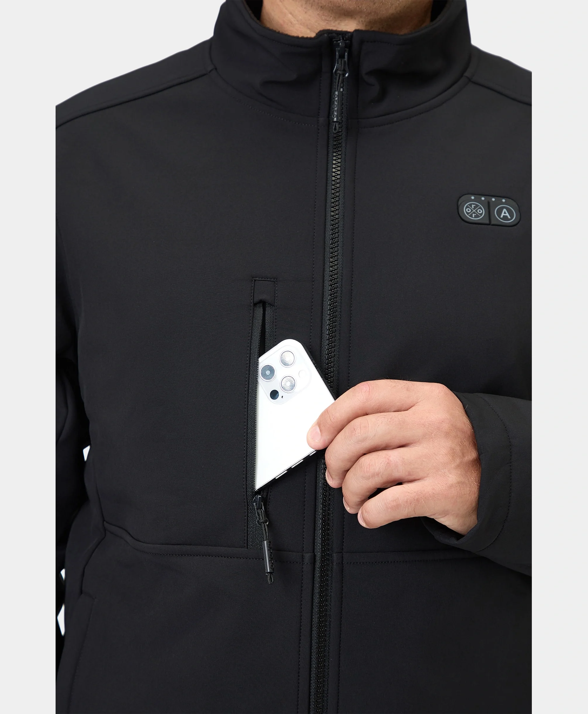 Maverick SureWarm® Men's 6-Zone Dual-Control Heated Softshell Jacket (Apparel Only) - Image 7