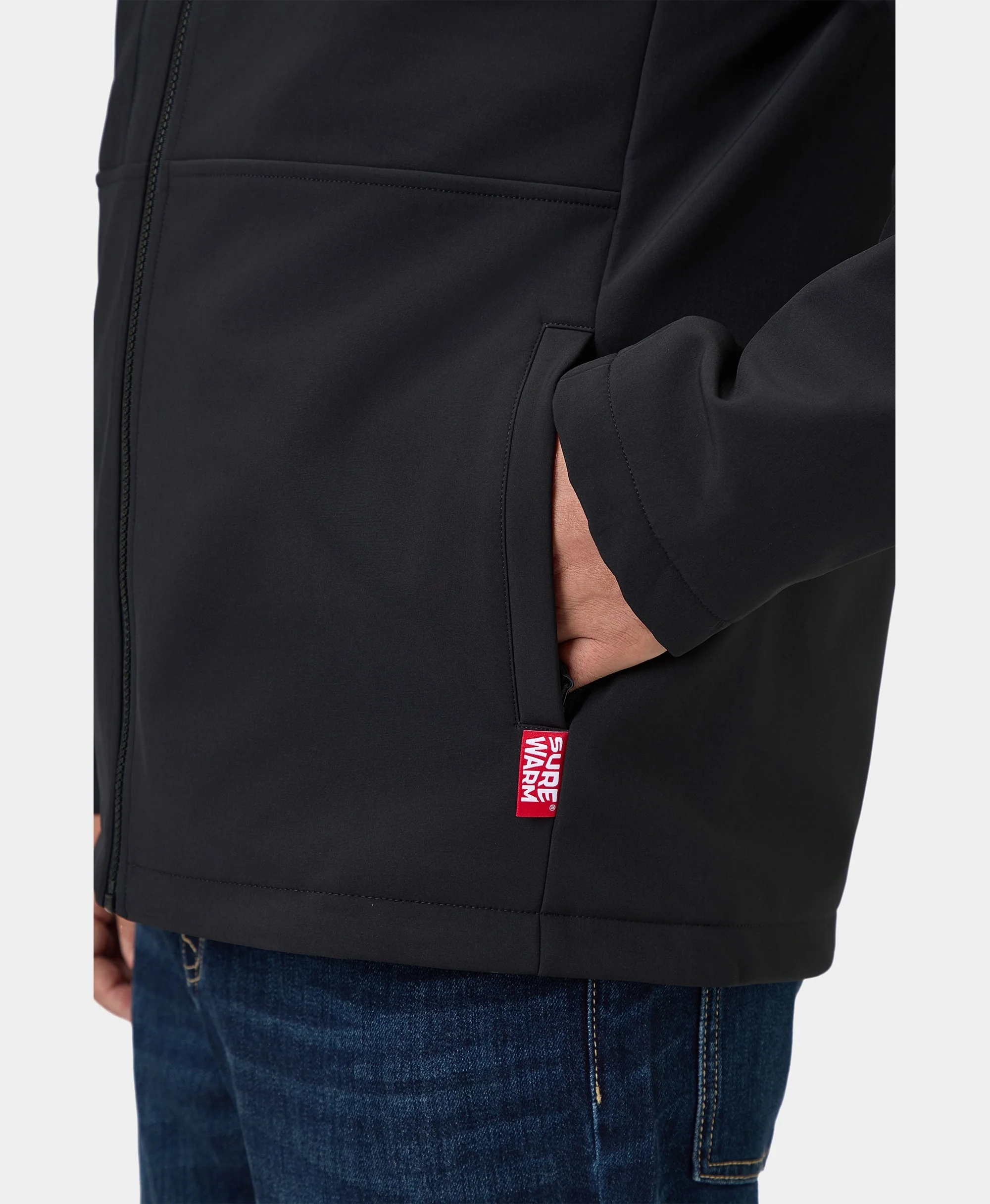 Maverick SureWarm® Men's 6-Zone Dual-Control Heated Softshell Jacket (Apparel Only) - Image 8