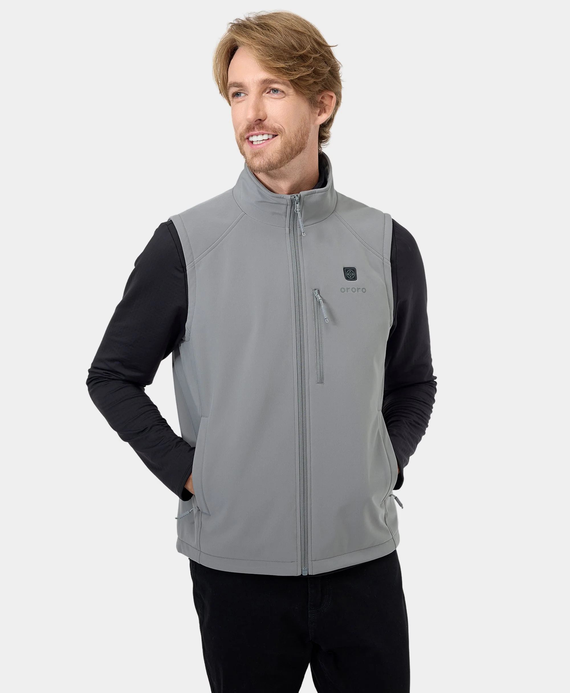 Men's Heated Softshell Vest - Lower Back Heating (Apparel Only) - Image 3