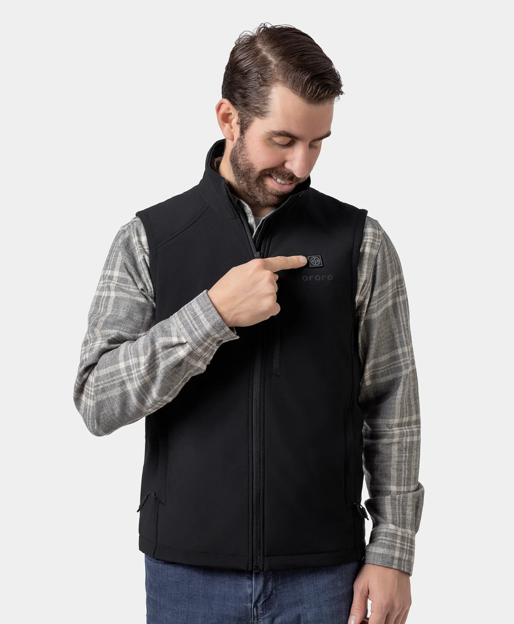 Men's Heated Softshell Vest - Lower Back Heating (Apparel Only) - Image 18