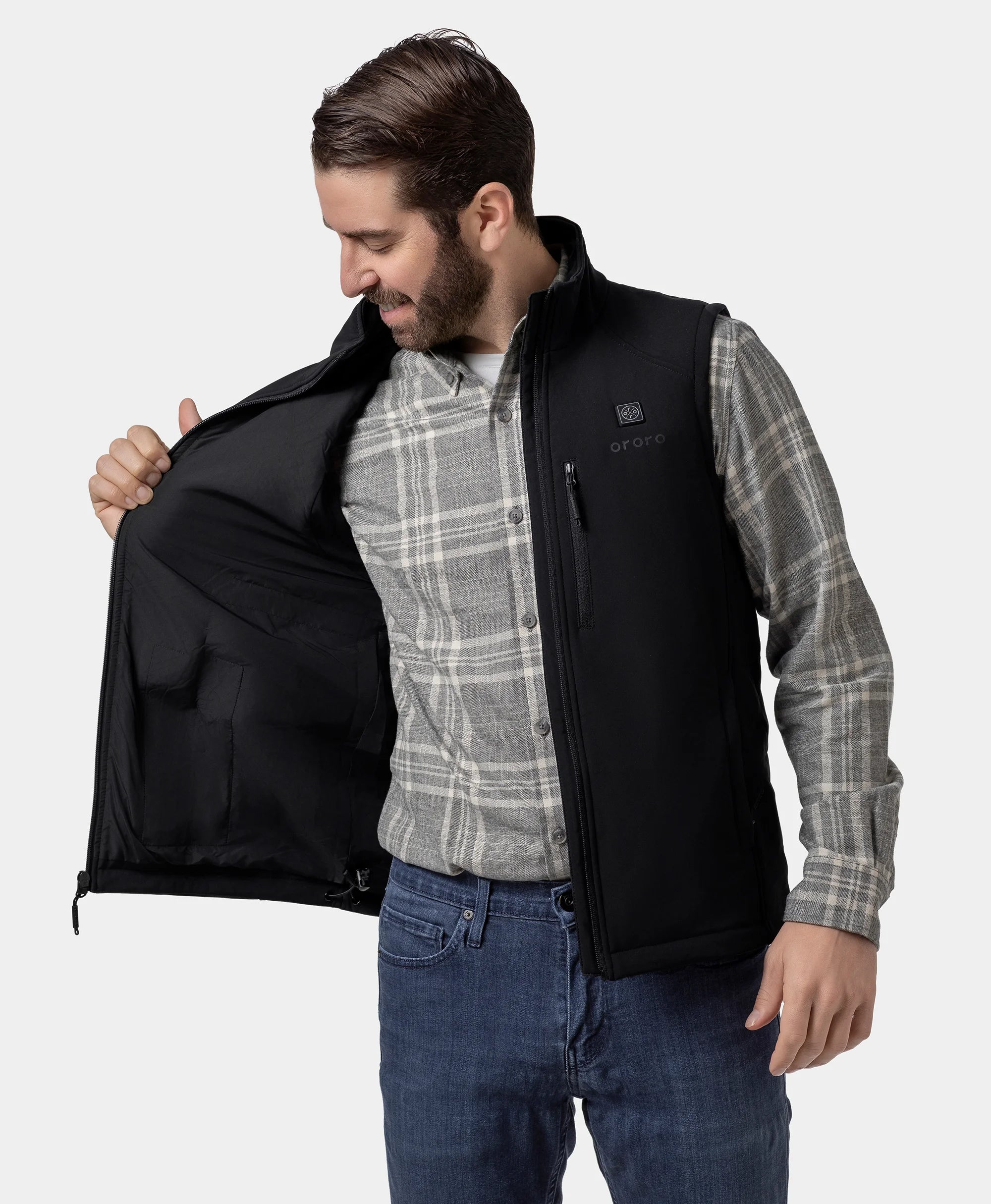 Men's Heated Softshell Vest - Lower Back Heating (Apparel Only) - Image 19