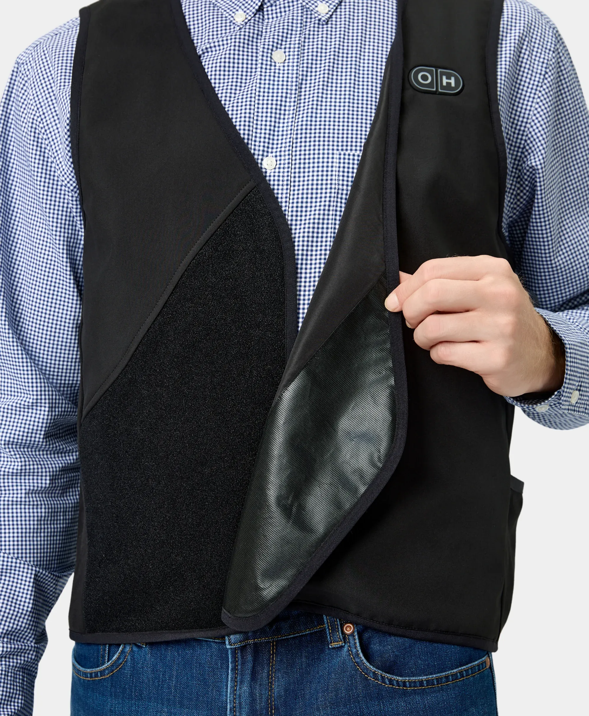 (Open-box) ororo x OpenHeat OH-2 Unisex Ultralight Heated Liner Vest (w/ USB-C Power Port) - Image 7