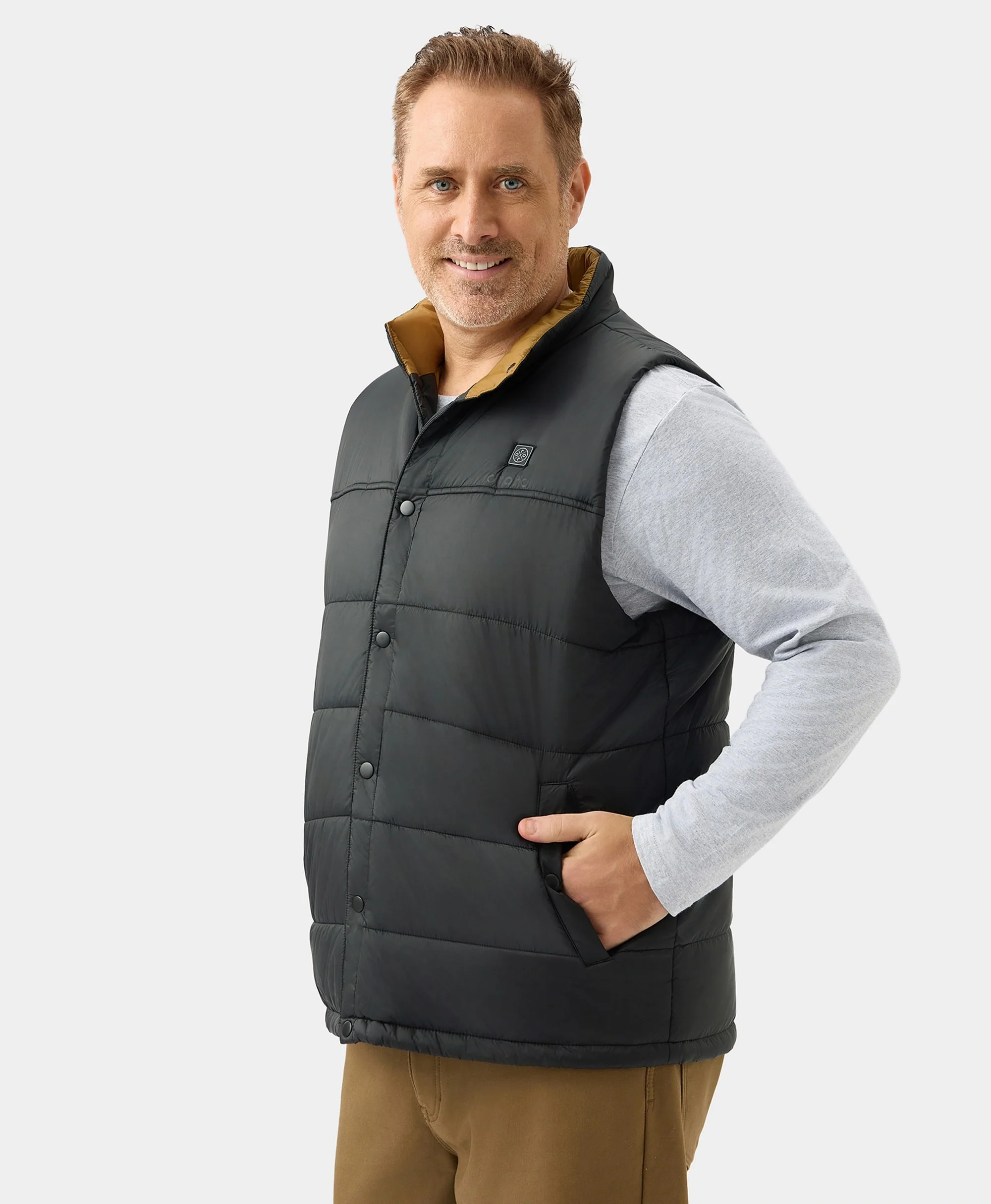 (Open-Box) PuffLyte™ Men's Heated Lightweight Vest (Battery Set Not Included) - Image 6