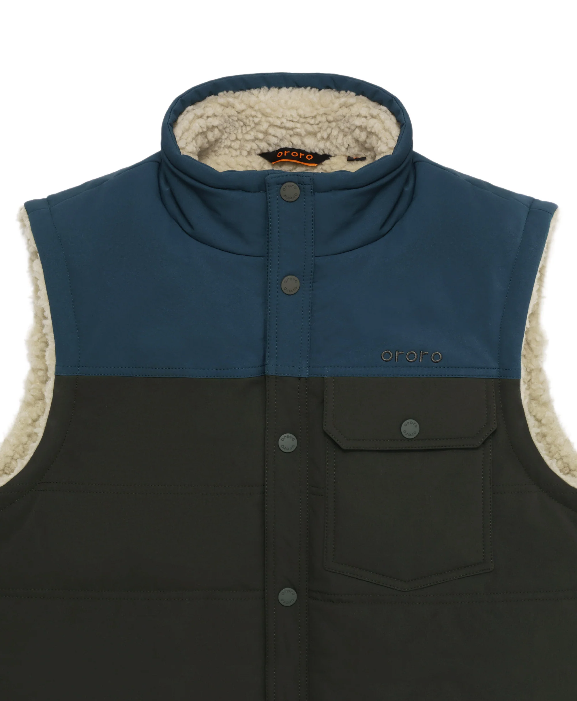 (Open-box) Sierra Men's Heated Sherpa Lined Vest (Battery Set Not Included) - Image 15