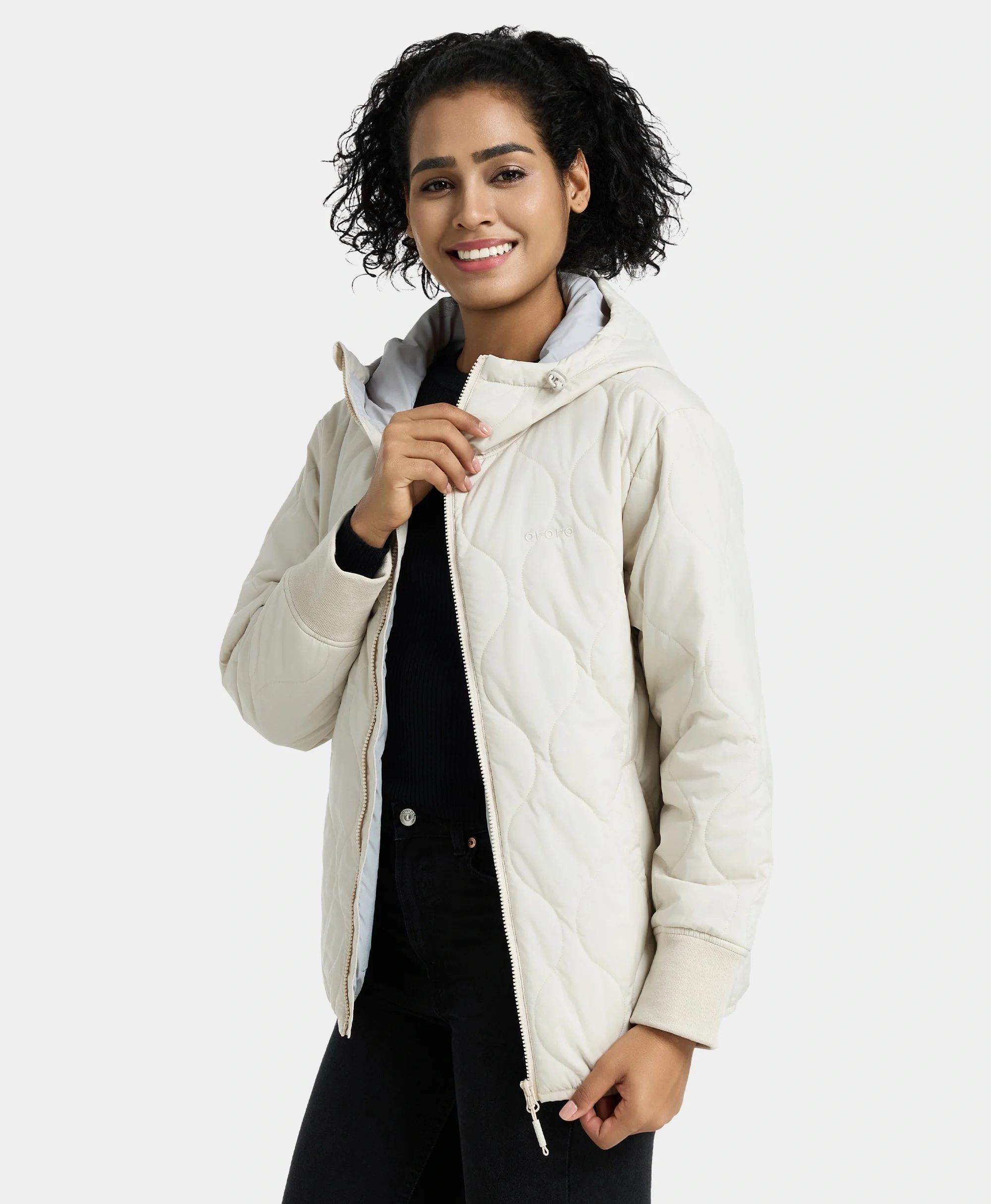 Stargazer Women's Heated Quilted Hoodie Jacket (Final Sale) - Image 21
