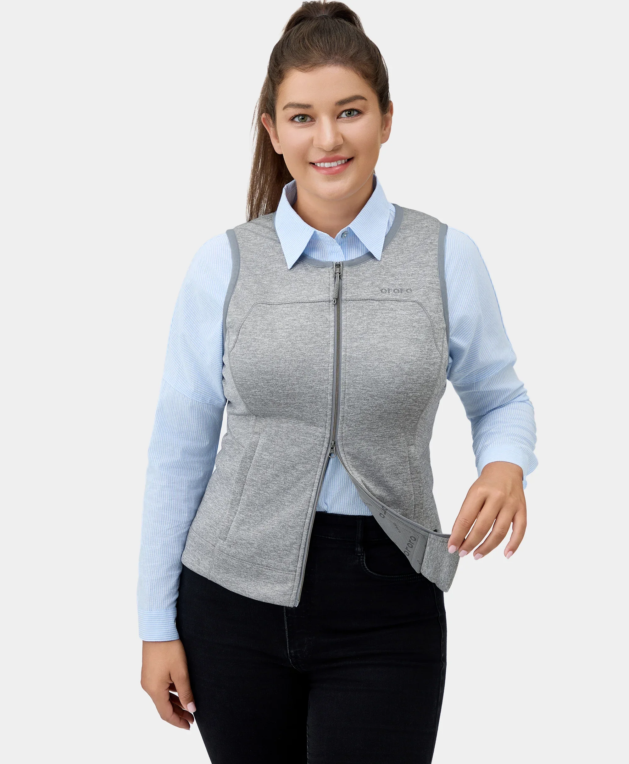 (Open-box) Suzanne Women's Heated Soft Armor Vest(Battery Set Not Included) - Image 5