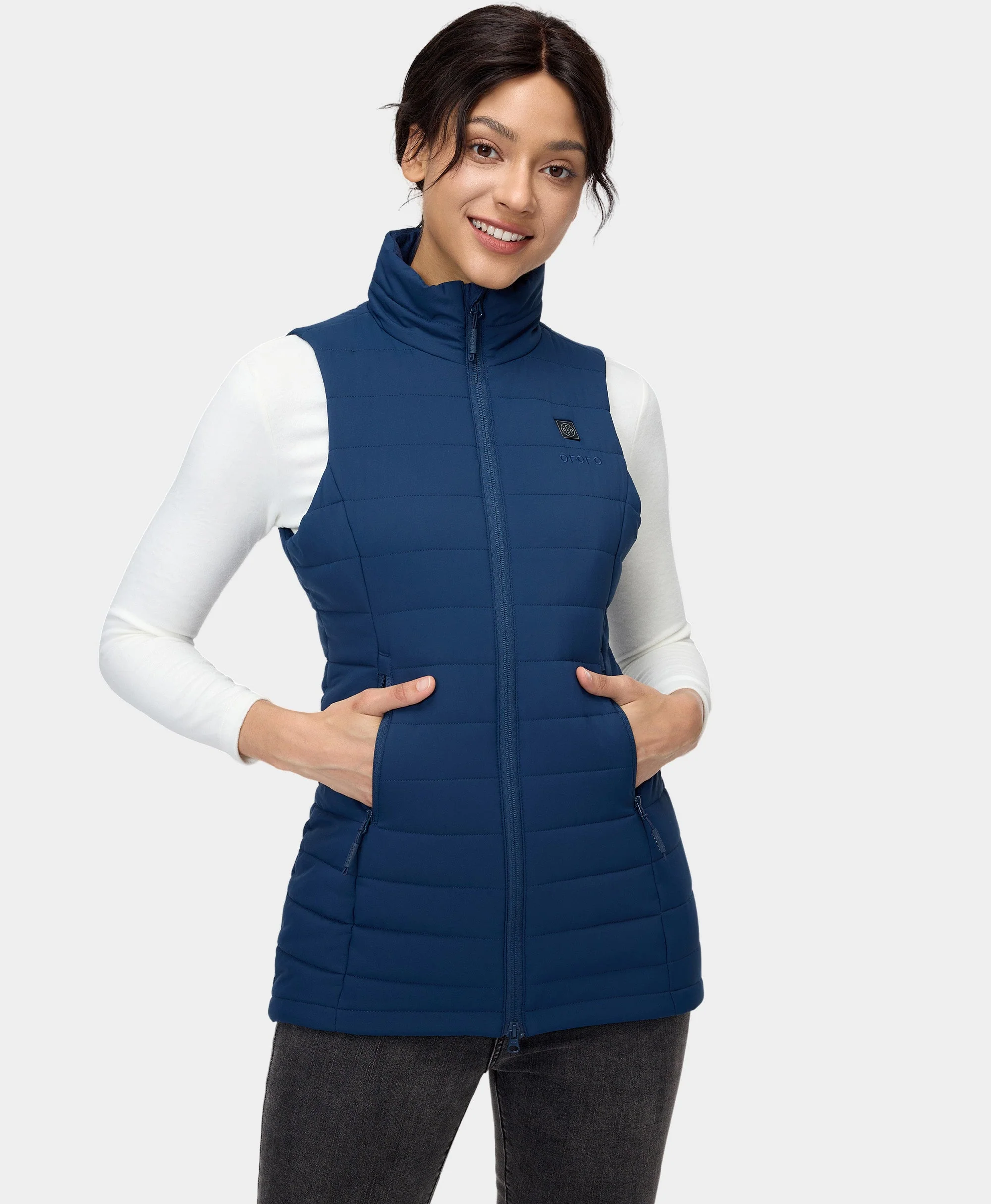 (Open-Box) Tribeca Women's Heated Long Puffer Vest (Battery Set Not Included) - Image 16