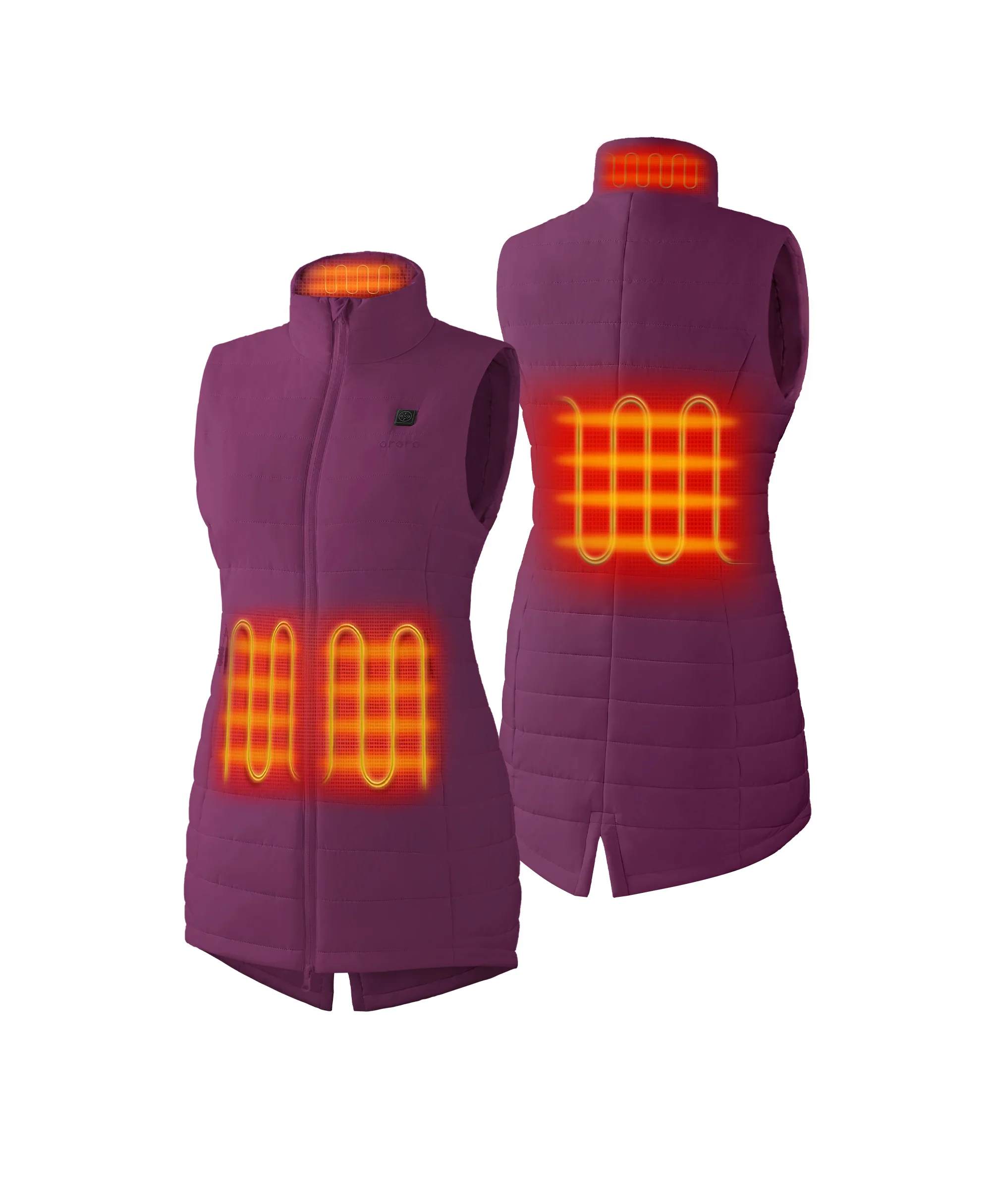 (Open-Box) Tribeca Women's Heated Long Puffer Vest (Battery Set Not Included) - Image 53