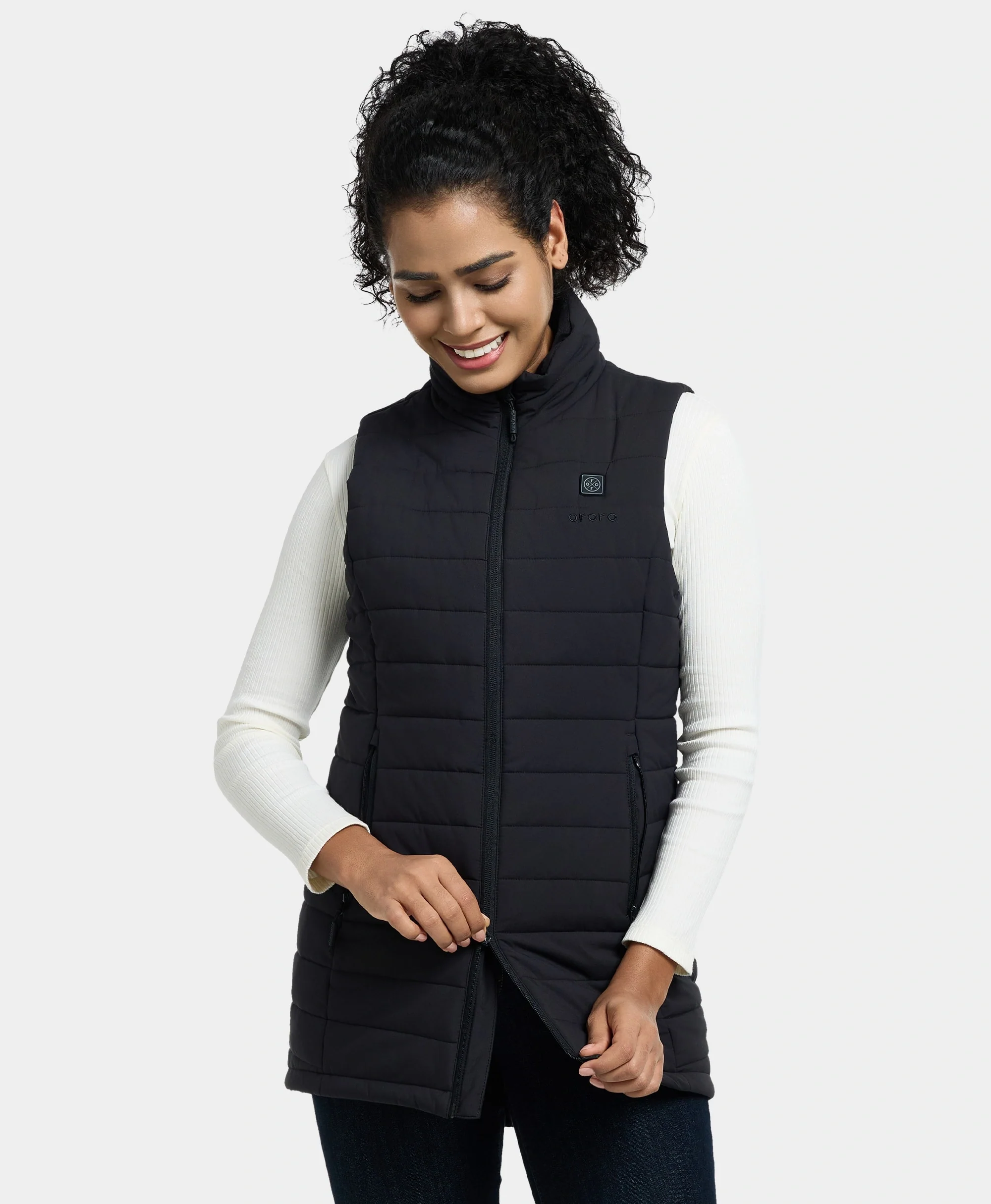 (Open-Box) Tribeca Women's Heated Long Puffer Vest (Battery Set Not Included) - Image 7