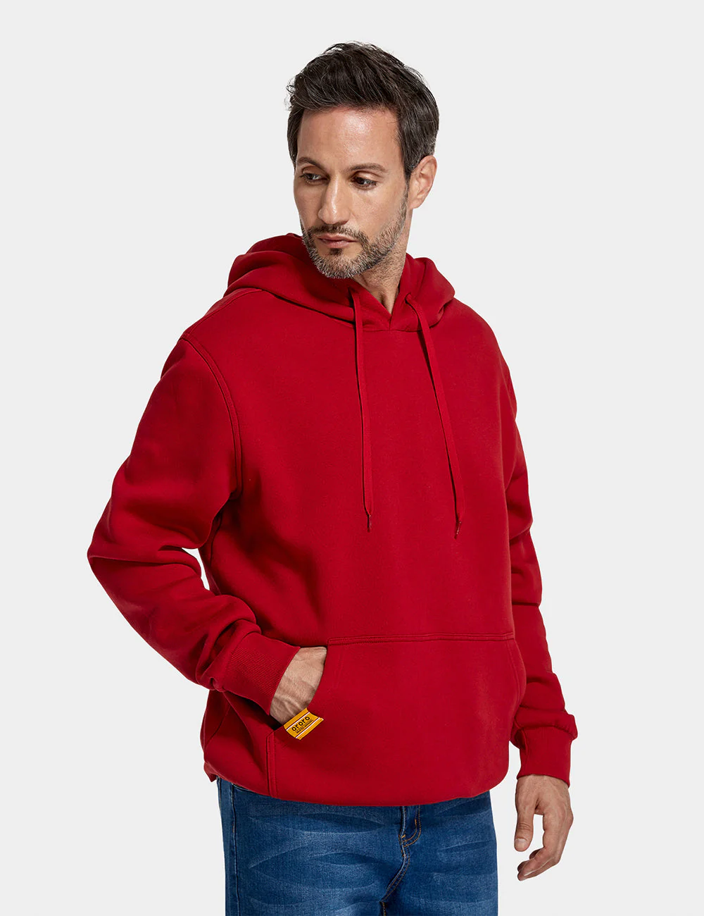 Unisex Heated Pullover Hoodie with Heating on Chests (Apparel Only) - Image 3