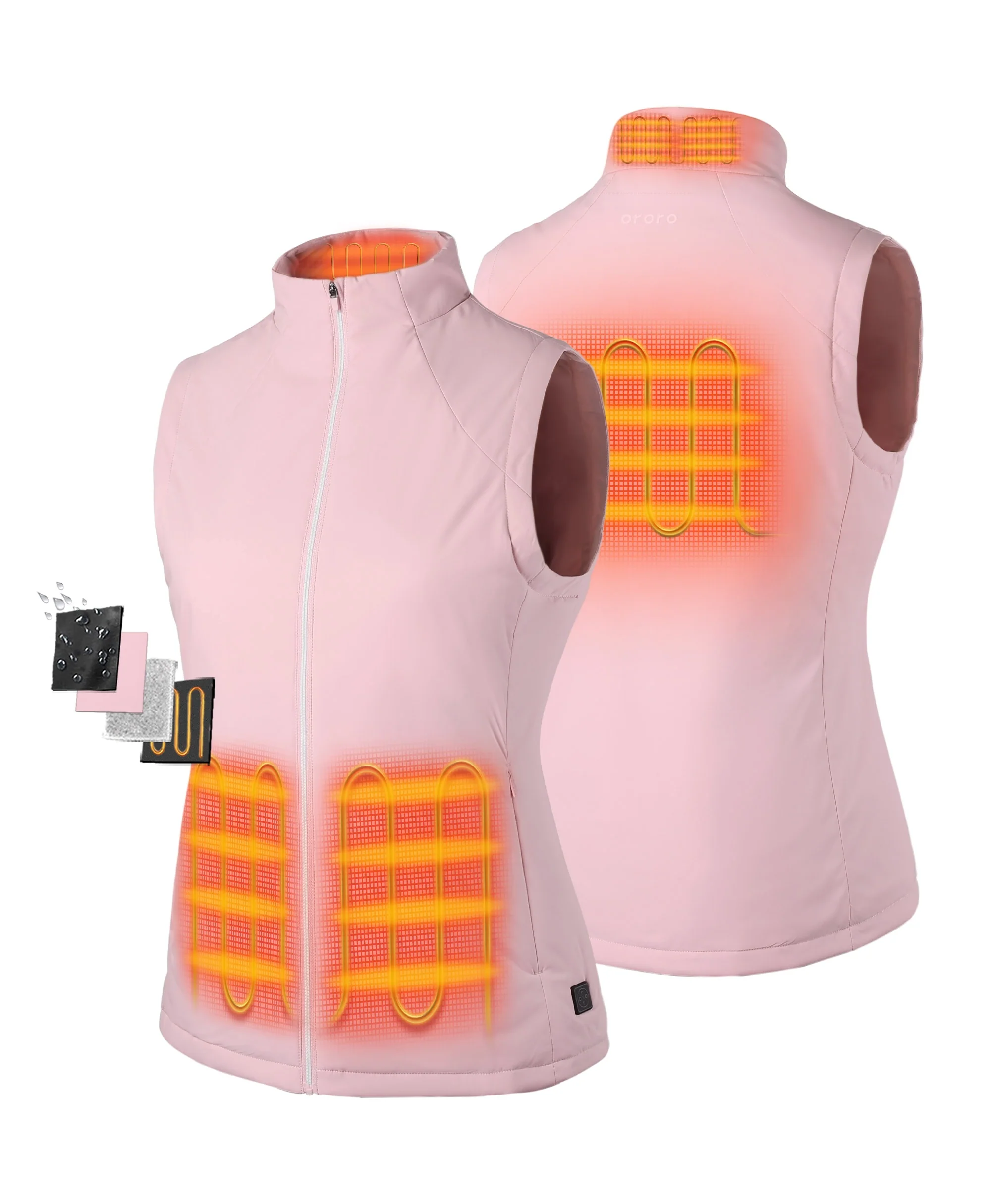 (Open-box) Women's 4-Zone Heated Golf Vest (Battery Set Not Included) - Image 17