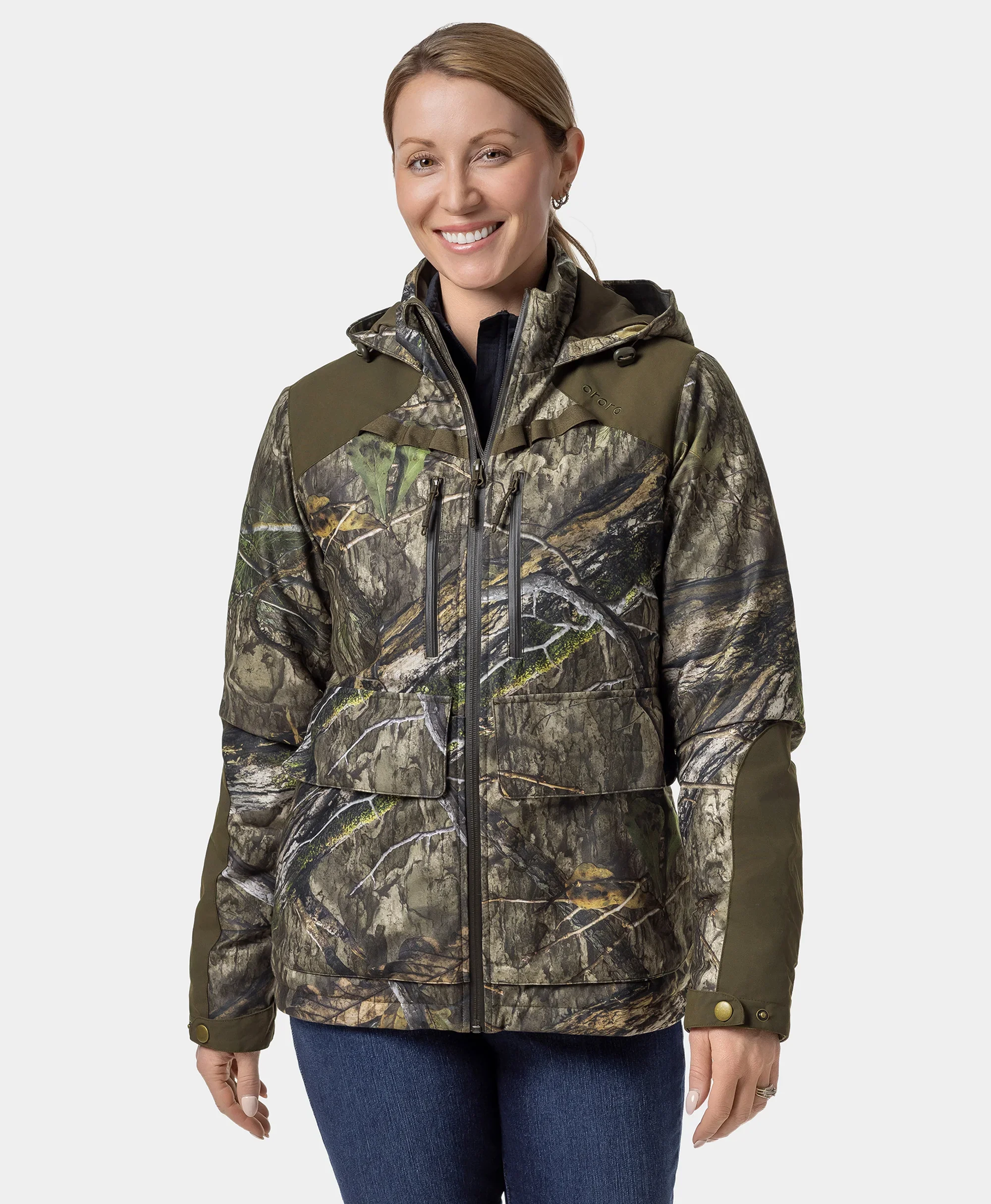 Women's Heated Hunting Jacket - Camouflage, Mossy Oak® Country DNA (Apparel Only) (Final Sale)
