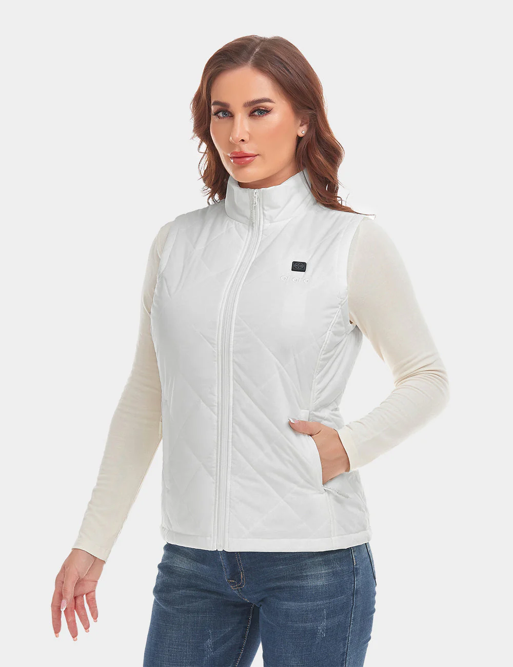 (Open-box) Women's Heated Quilted Vest (Battery Set Not Included) - Image 15