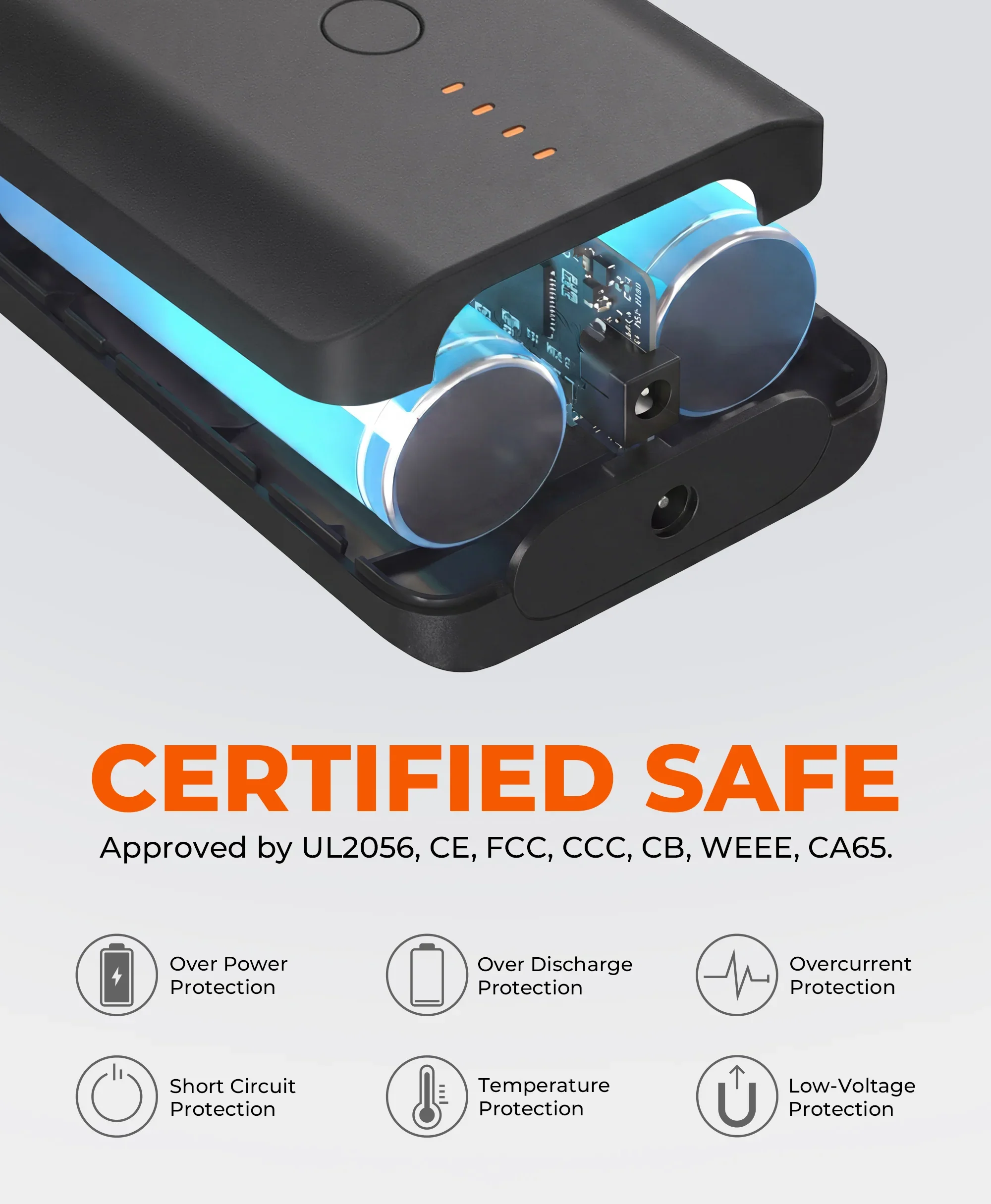 (Open-box) PD 5K Rechargeable Battery (USB-C, 24W Power Delivery) - Image 3