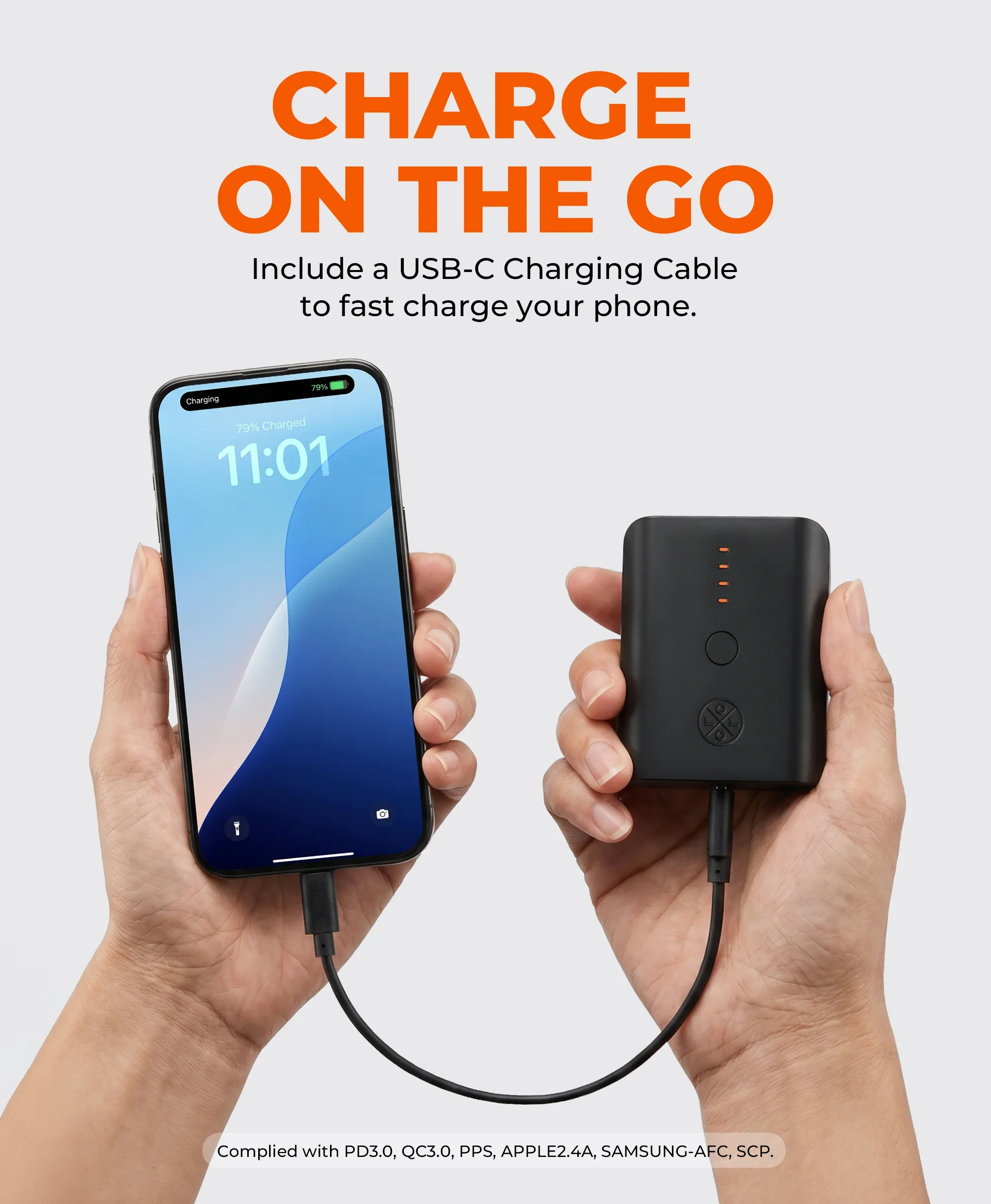 (Open-box) PD 5K Rechargeable Battery (USB-C, 24W Power Delivery) - Image 5