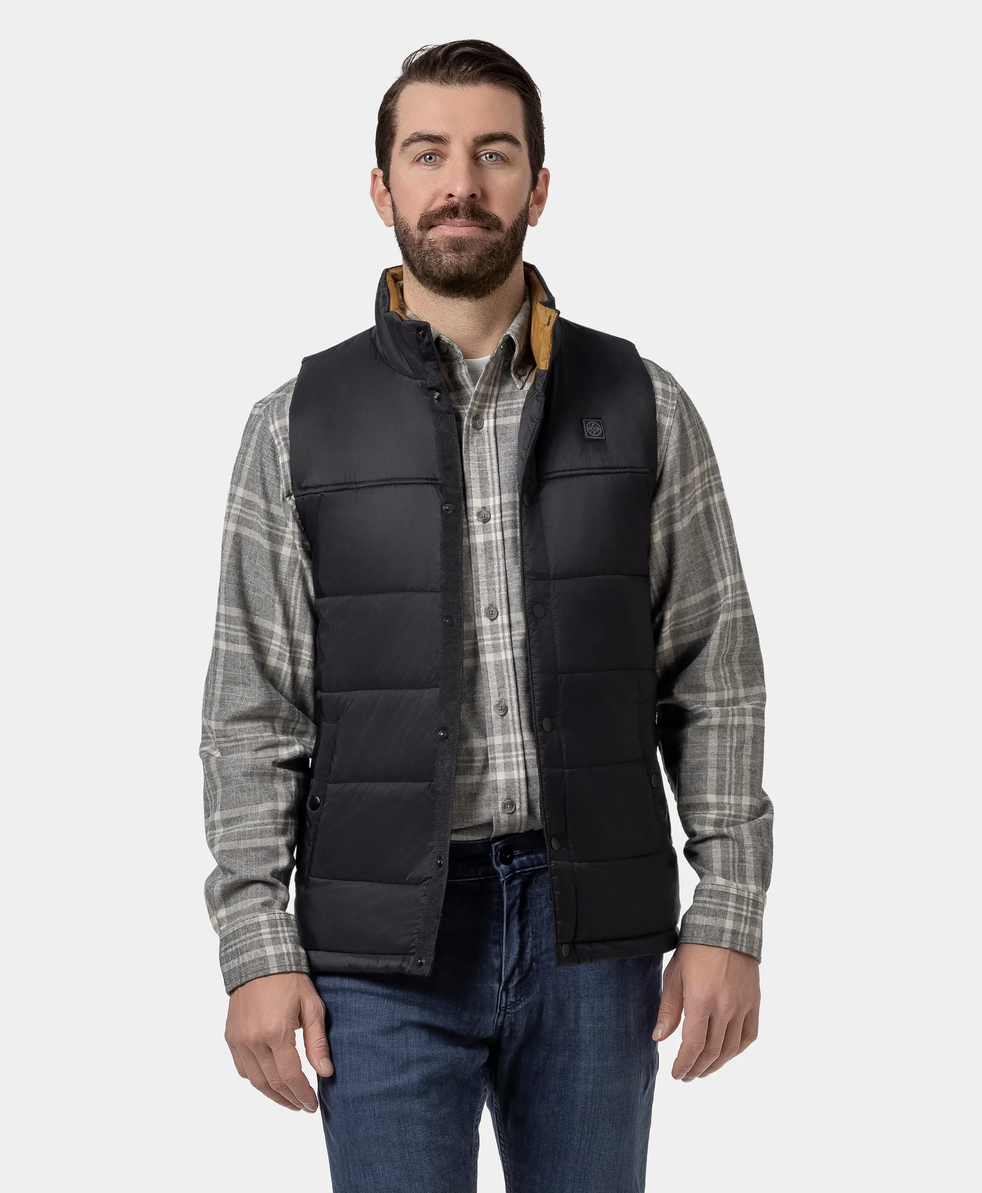 PuffLyte™ Men's Heated Lightweight Vest - Black (Apparel Only) - Image 3
