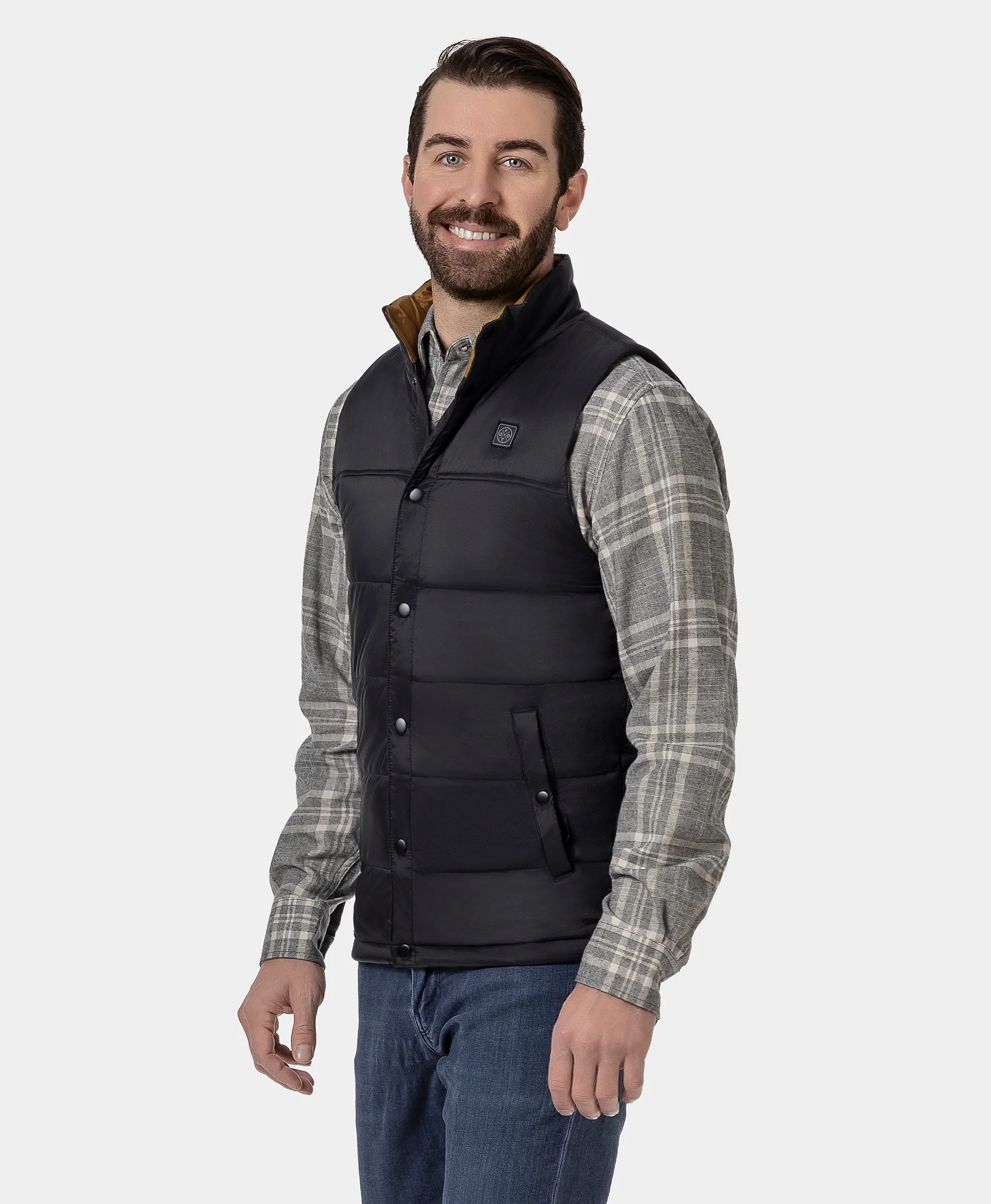 PuffLyte™ Men's Heated Lightweight Vest - Black (Apparel Only) - Image 4