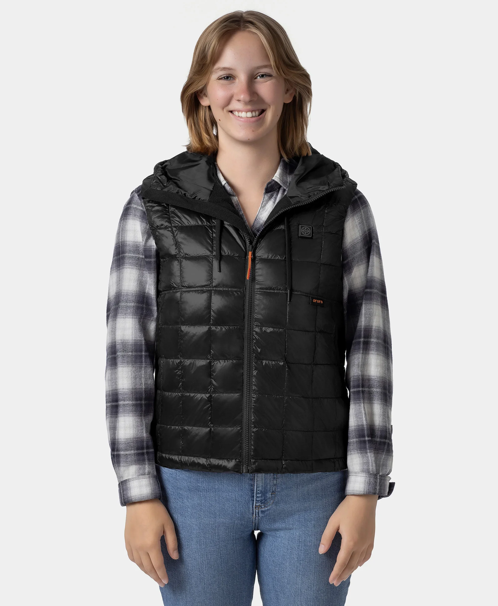 PuffLyte™ Women's Junior 4-Zone Hooded Heated Vest (Apparel Only) - Image 11