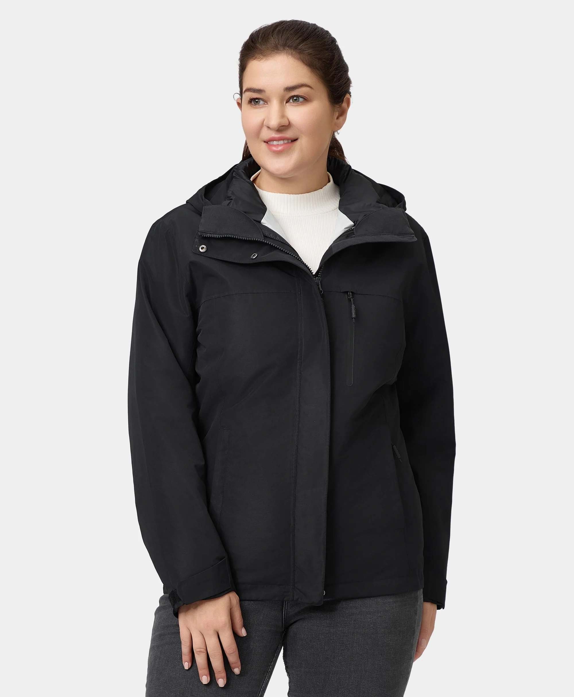 River Ridge Women's 3-in-1 Heated Jacket with Down Liner - Image 20