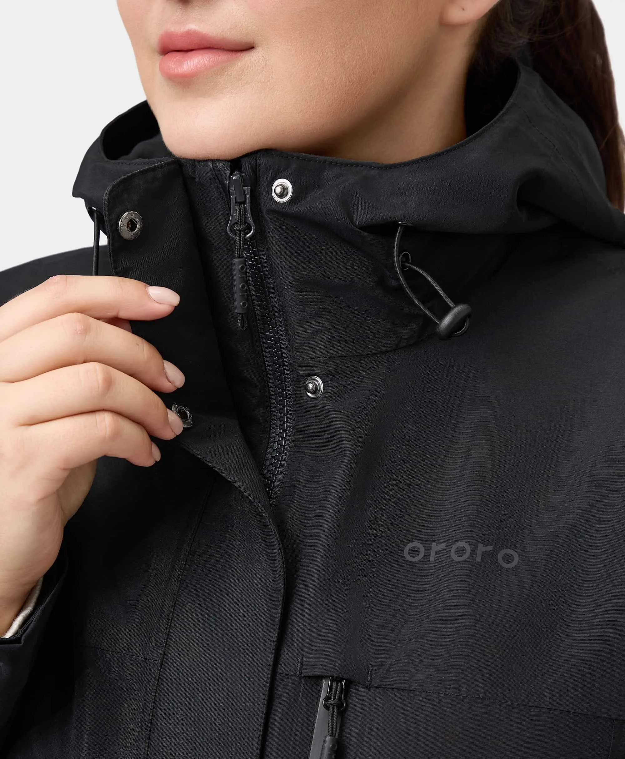River Ridge Women's 3-in-1 Heated Jacket with Down Liner - Image 24