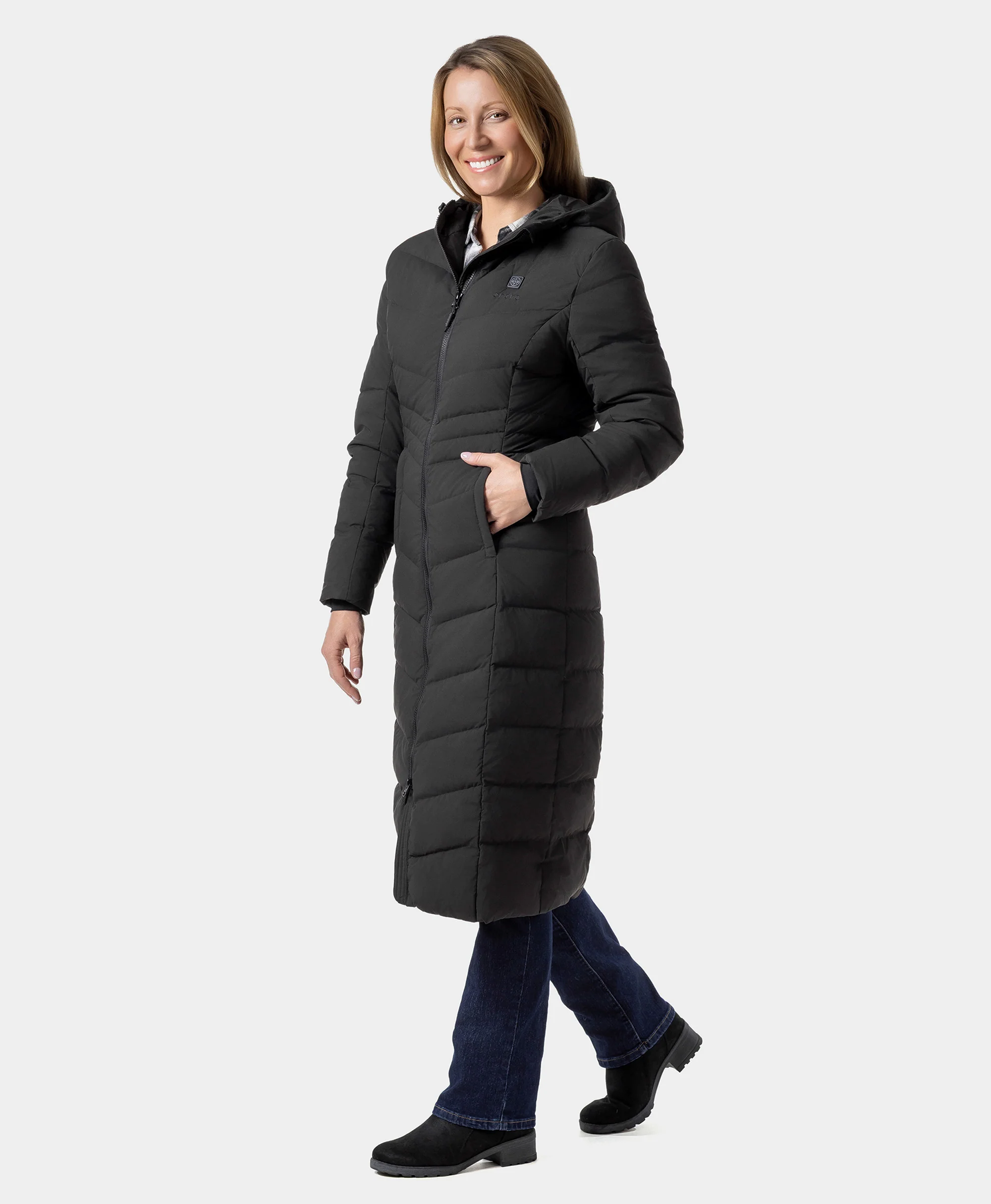 SOHO Women's Heated Down Parka Jacket - Image 18