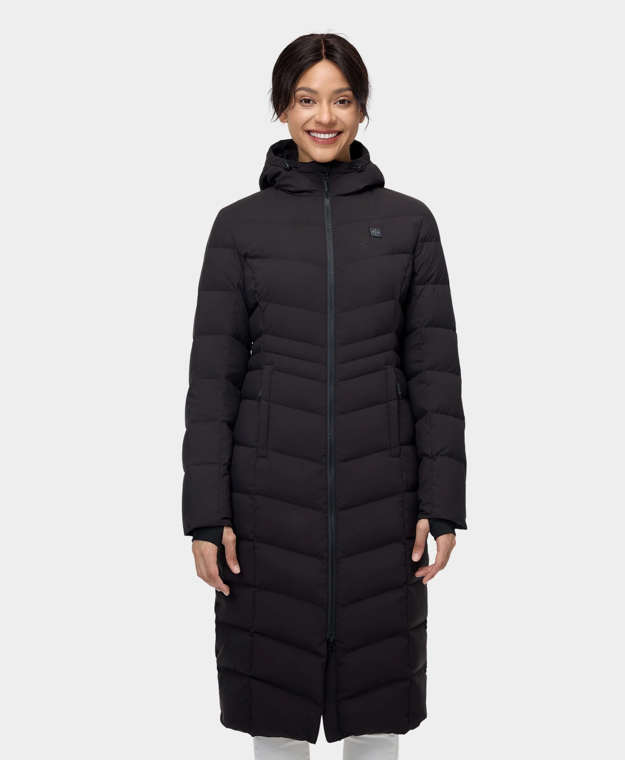 SOHO Women's Heated Down Parka Jacket - Image 19