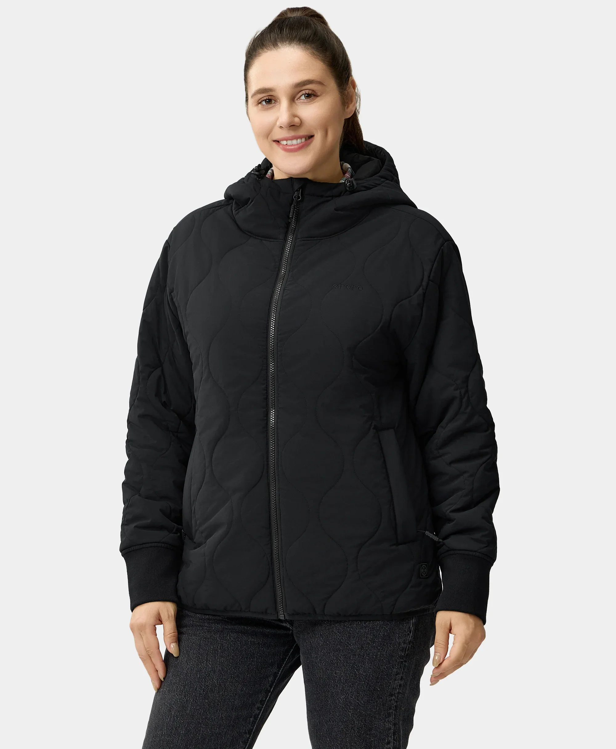 Stargazer Women's Heated Quilted Hoodie Jacket (Final Sale) - Image 9