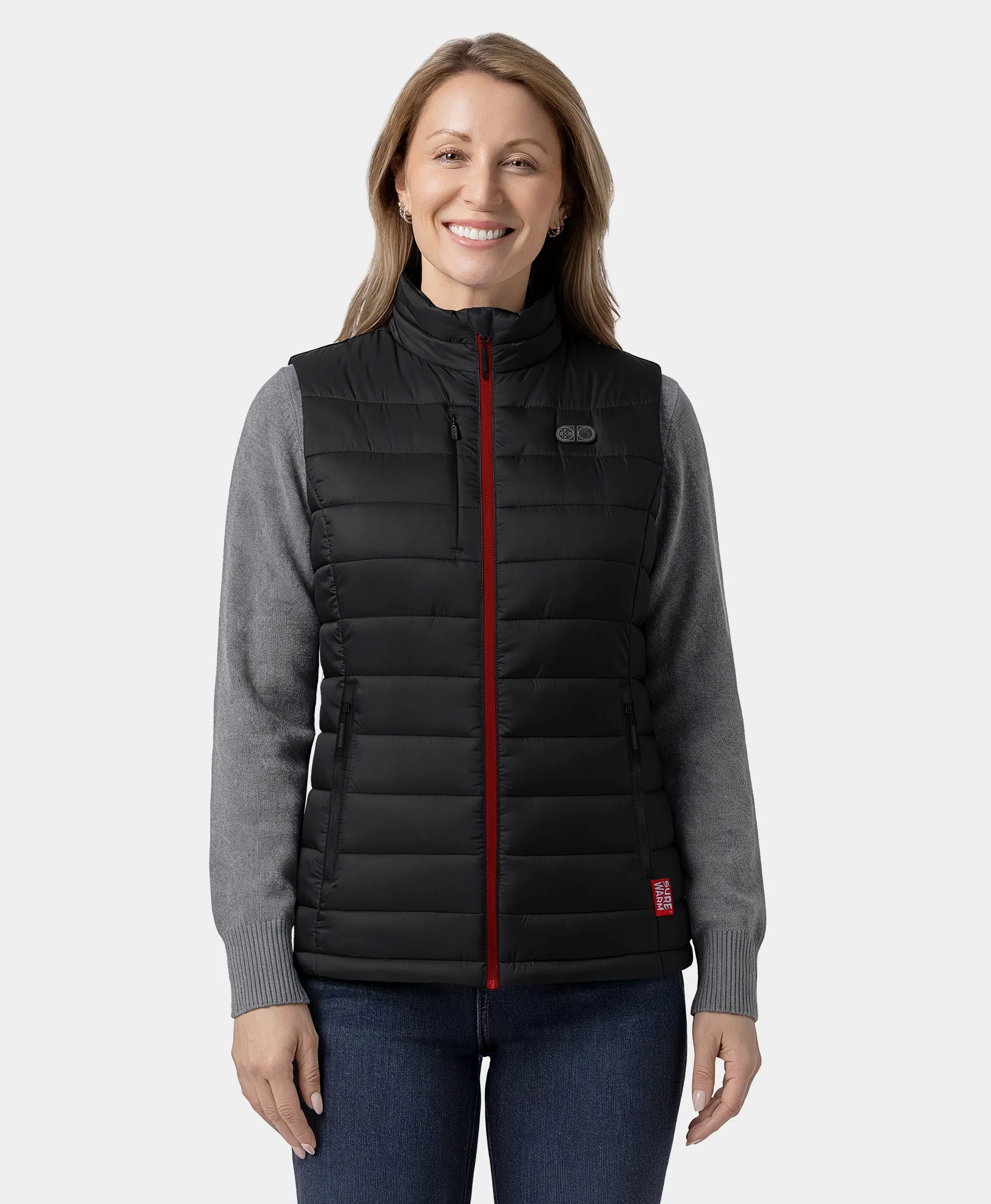 SureWarm® Women's 6-Zone Dual-Control Classic Pro Heated Vest (Apparel Only) - Image 12
