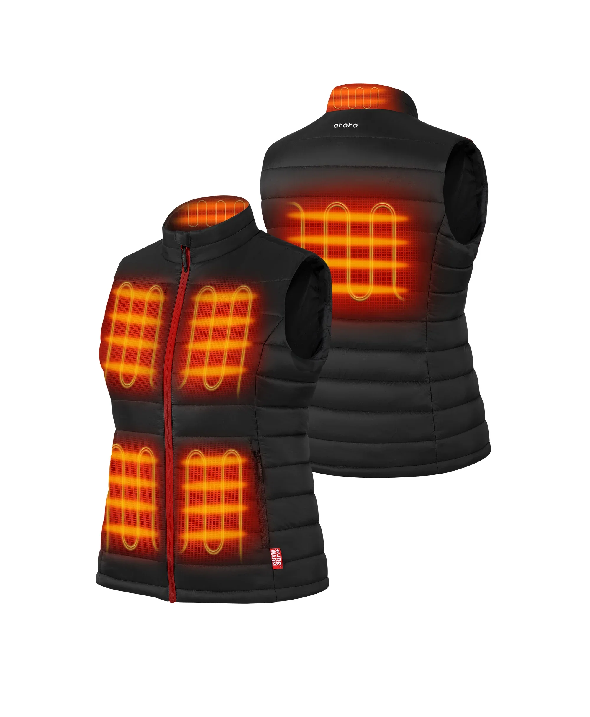 SureWarm® Women's 6-Zone Dual-Control Classic Pro Heated Vest (Apparel Only) - Image 13
