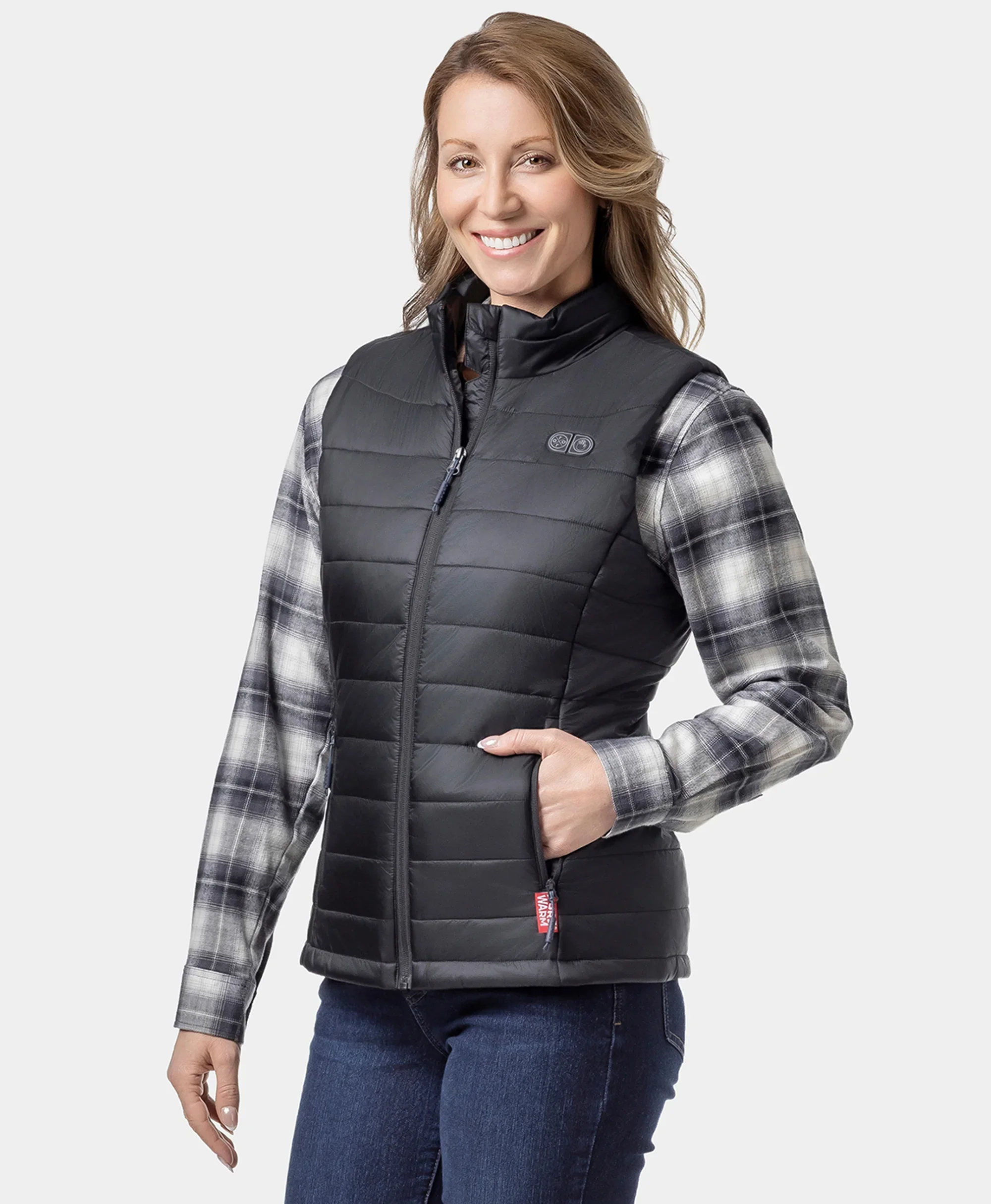 SureWarm® Women's 7-Zone Dual-Control Classic Pro Heated Vest (Lower Back Heating) (Apparel Only) - Image 20