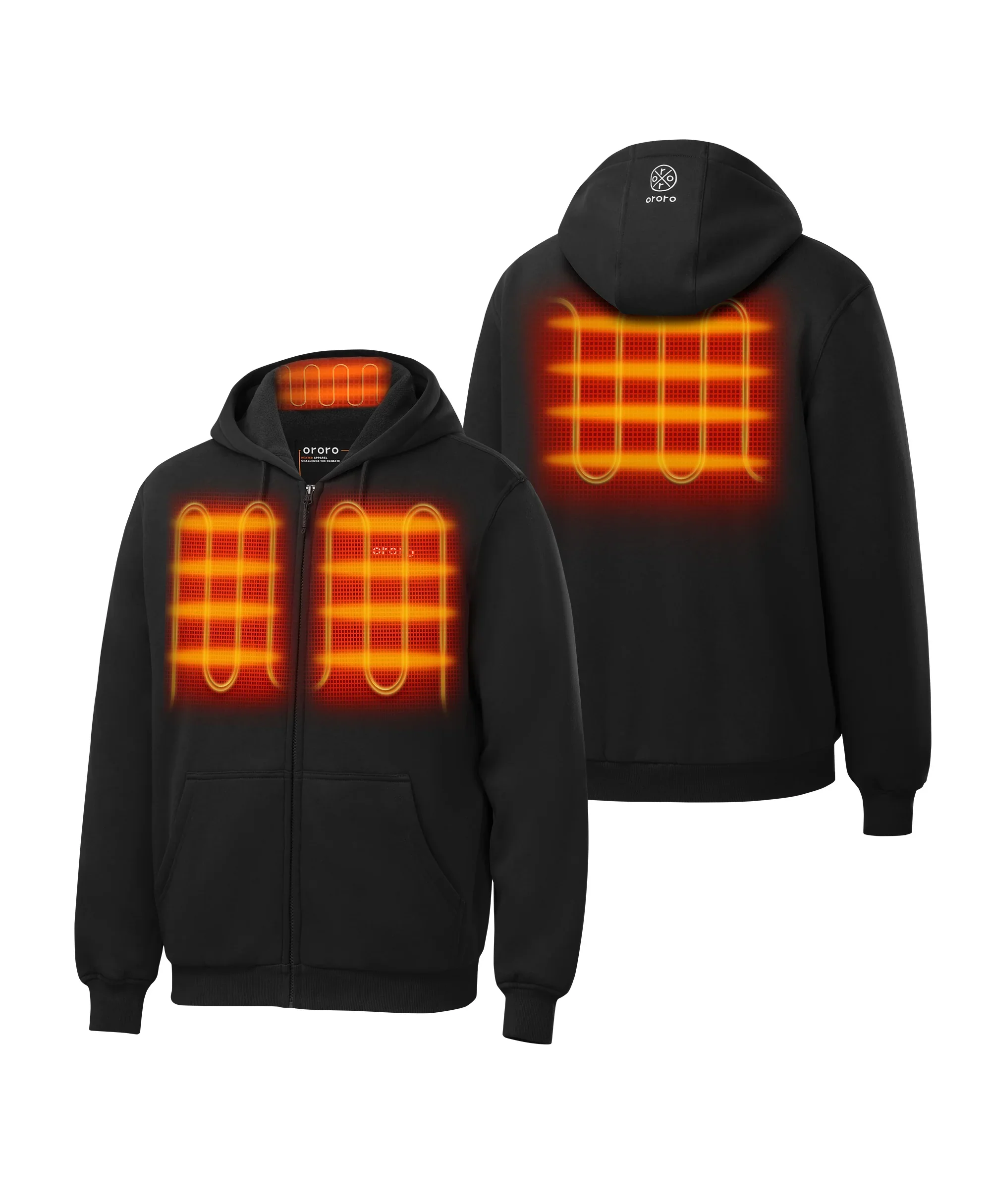 Element Unisex 4-Zone Fleece Heated Hoodie (Apparel Only) - Image 21