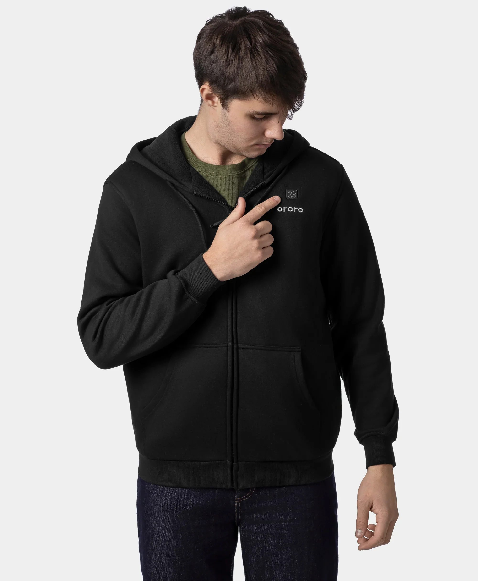 Element Unisex 4-Zone Fleece Heated Hoodie (Apparel Only) - Image 23