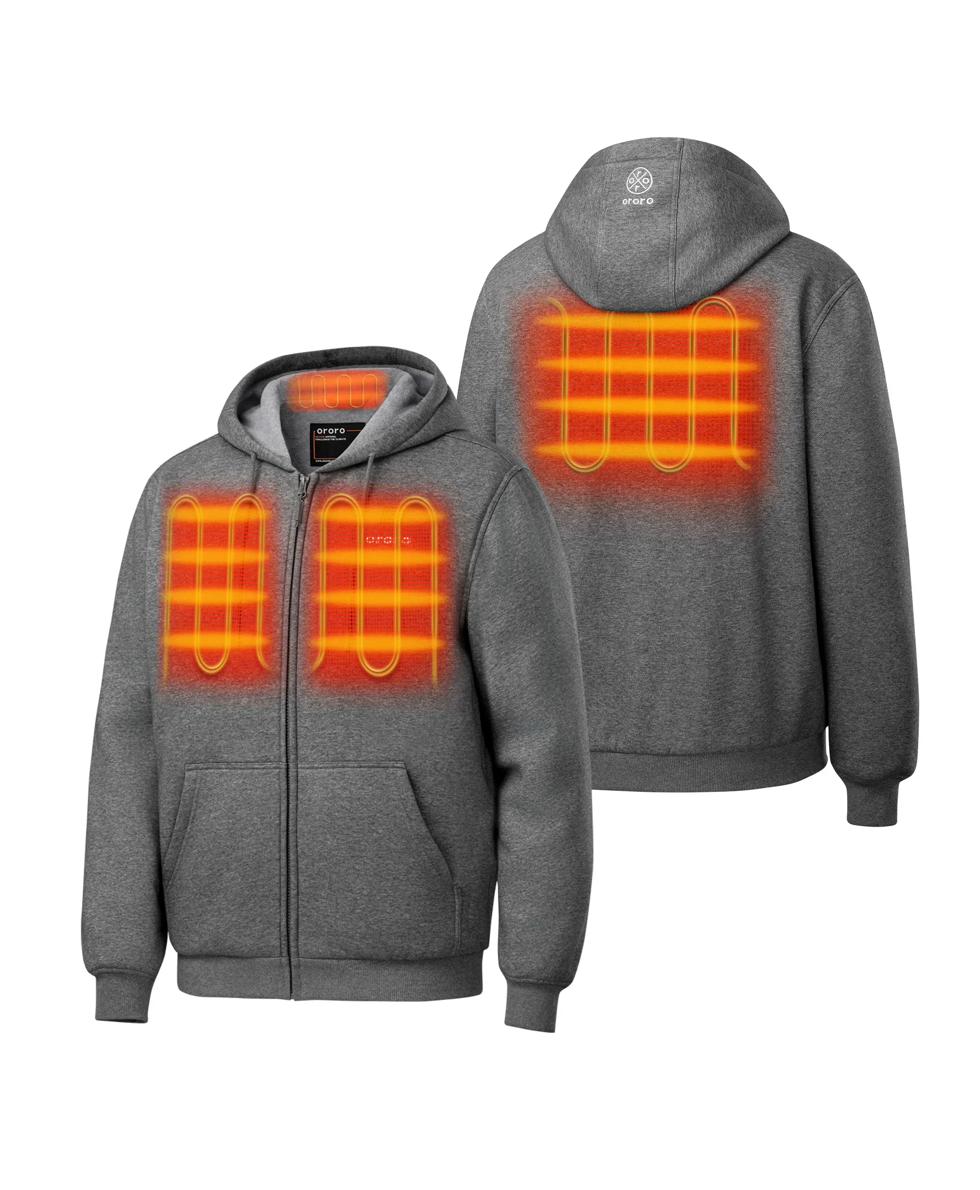 Element Unisex 4-Zone Fleece Heated Hoodie (Apparel Only) - Image 9