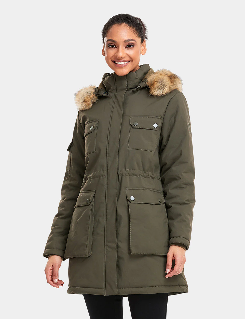 Women's Heated Thermolite® Parka (4 Heating Zones) (Final Sale)