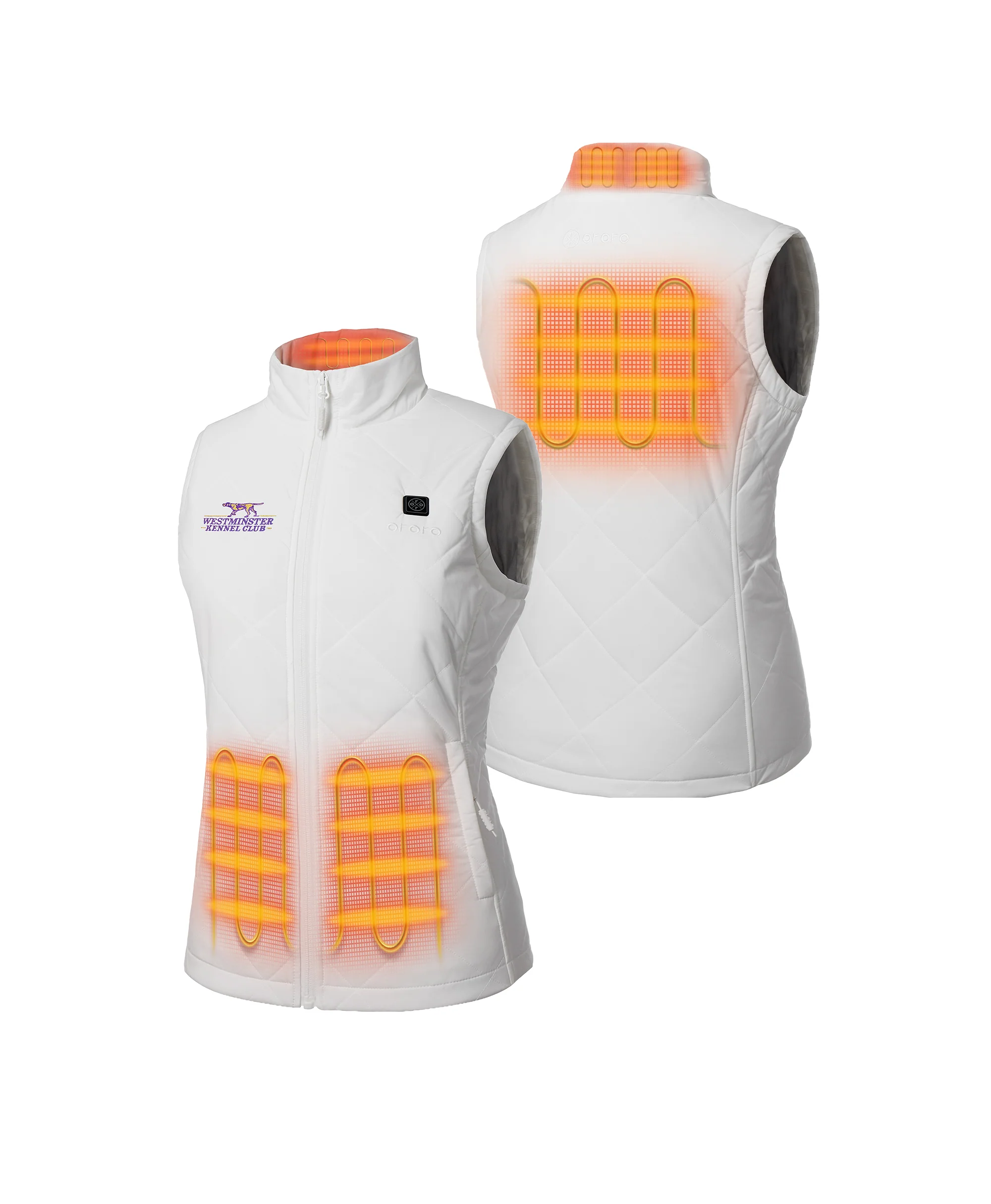 Women’s Junior 4-Zone Heated Quilted Vest - Westminster Kennel Club® Edition - Image 2