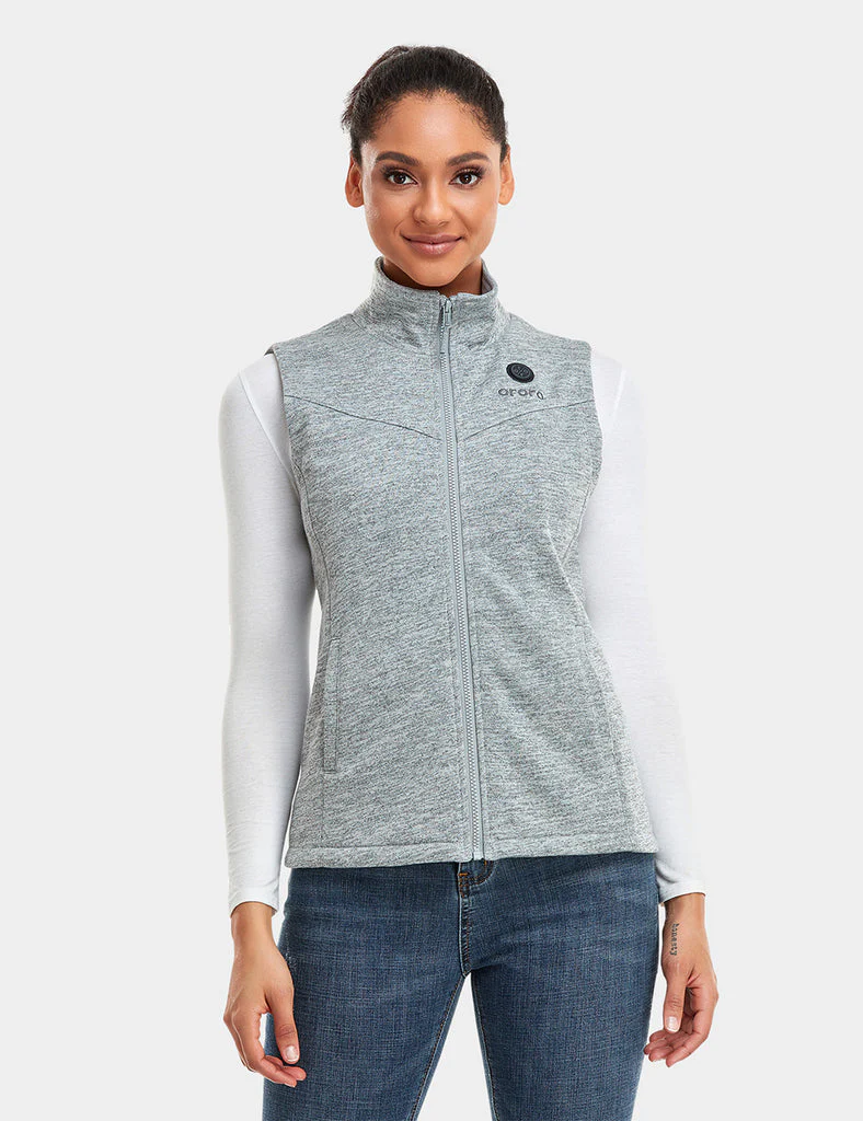 Women's Heated Fleece Vest - New Colors (Final Sale)