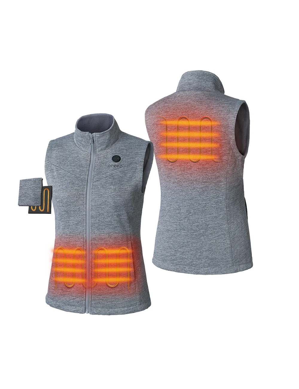 Women's Heated Fleece Vest - New Colors (Final Sale) - Image 2