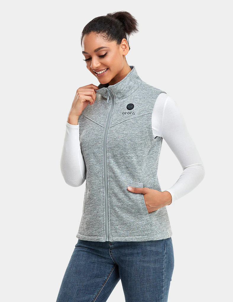 Women's Heated Fleece Vest - New Colors (Final Sale) - Image 3