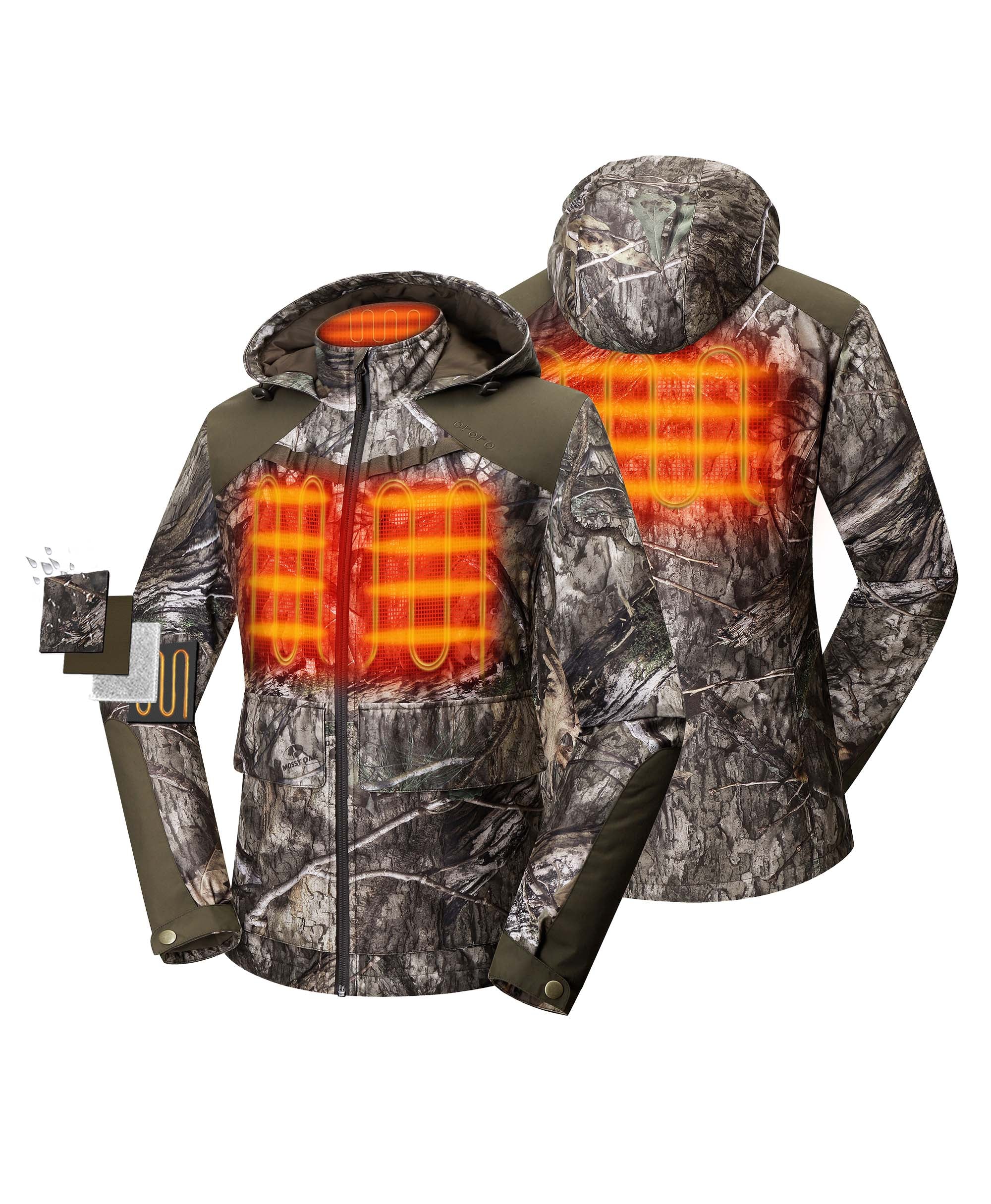 Women's Heated Hunting Jacket - Camouflage, Mossy Oak® Country DNA (Final Sale) - Image 2