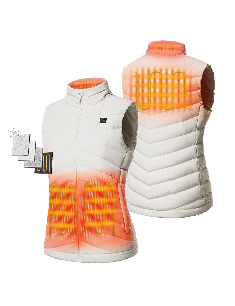Women's Heated Lightweight Down Vest (Apparel Only) - Image 30