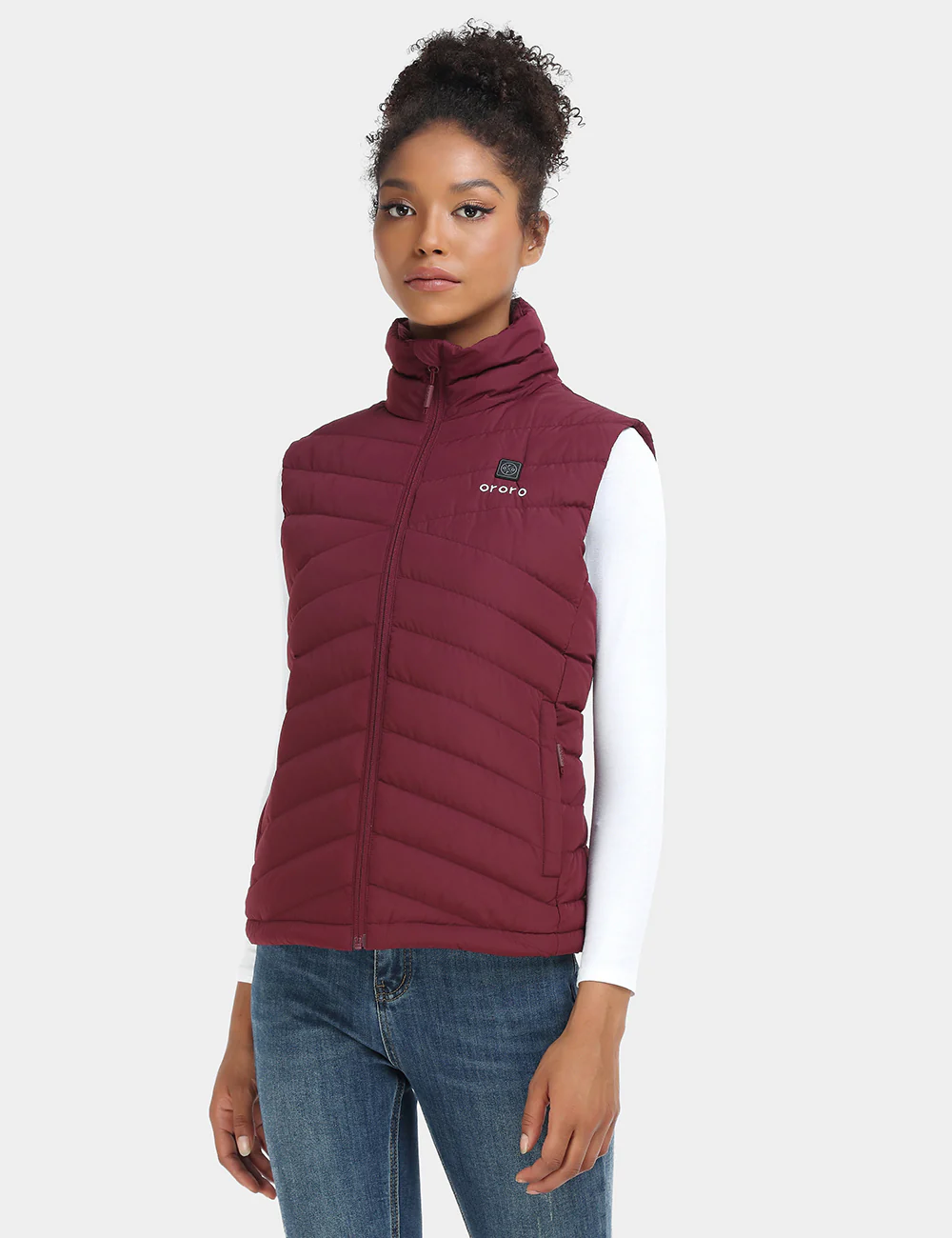 Women's Heated Lightweight Down Vest - Image 34